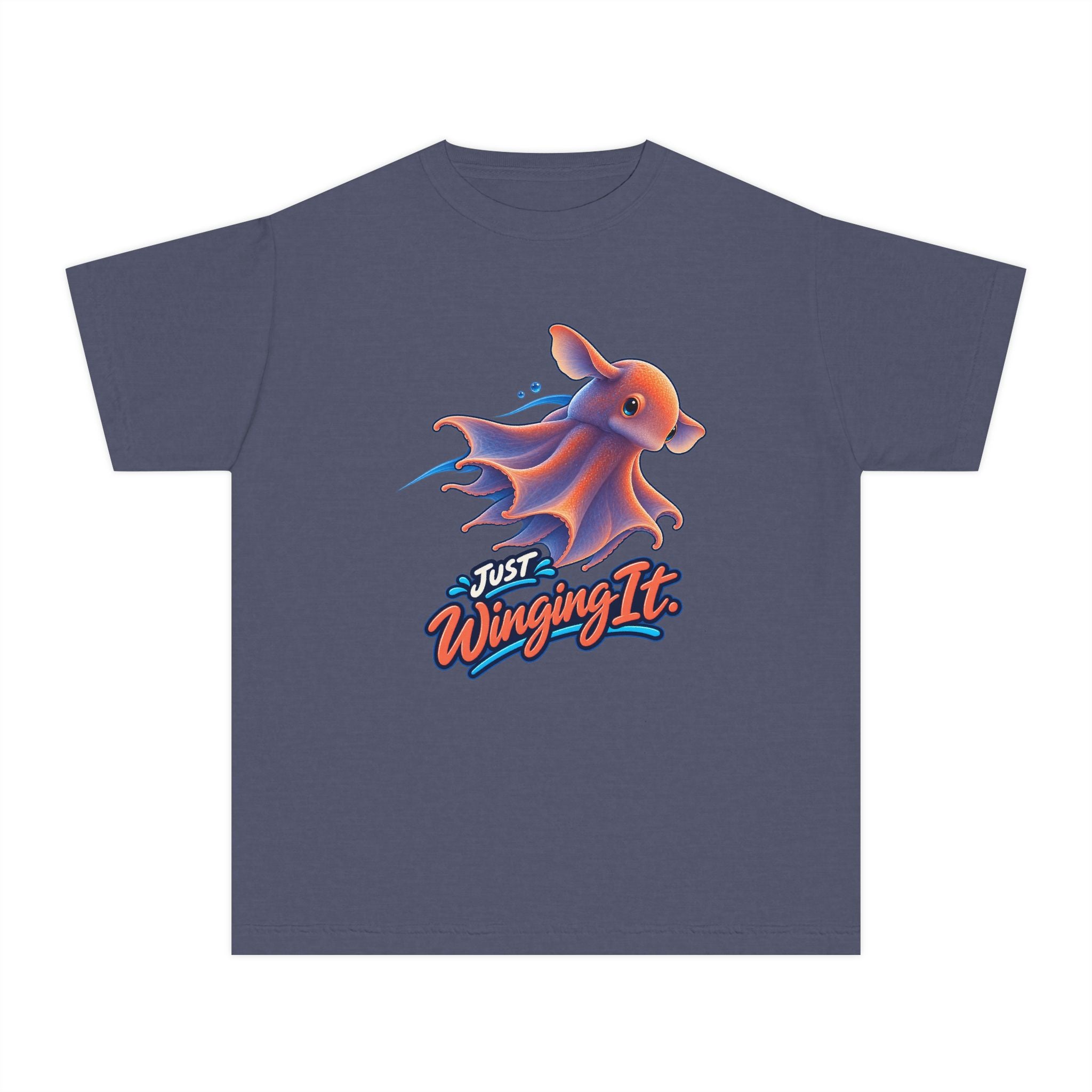 Youth Midweight Cotton Tee - Dumbo Octopus