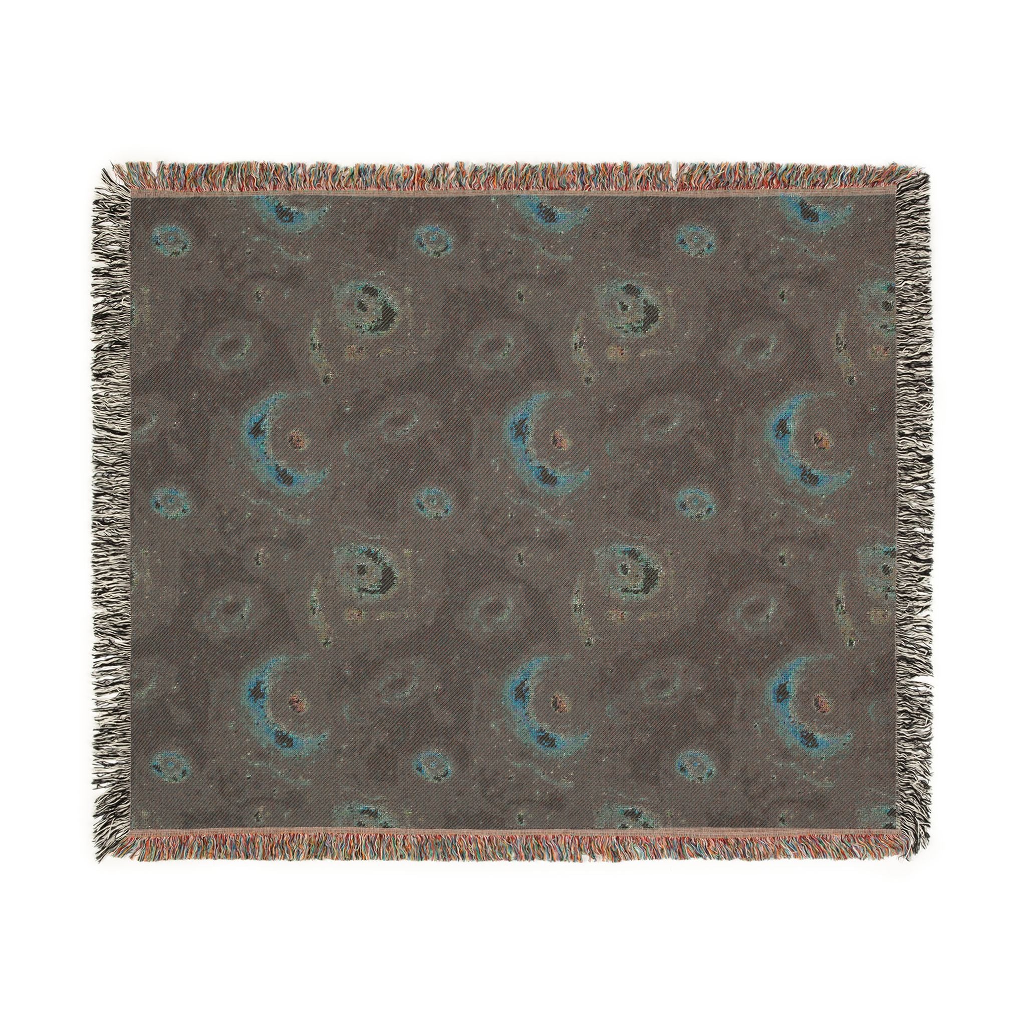 Woven Throw Blanket — Reversible Cozy Check Pattern for Living Room & Cabin - Design 06