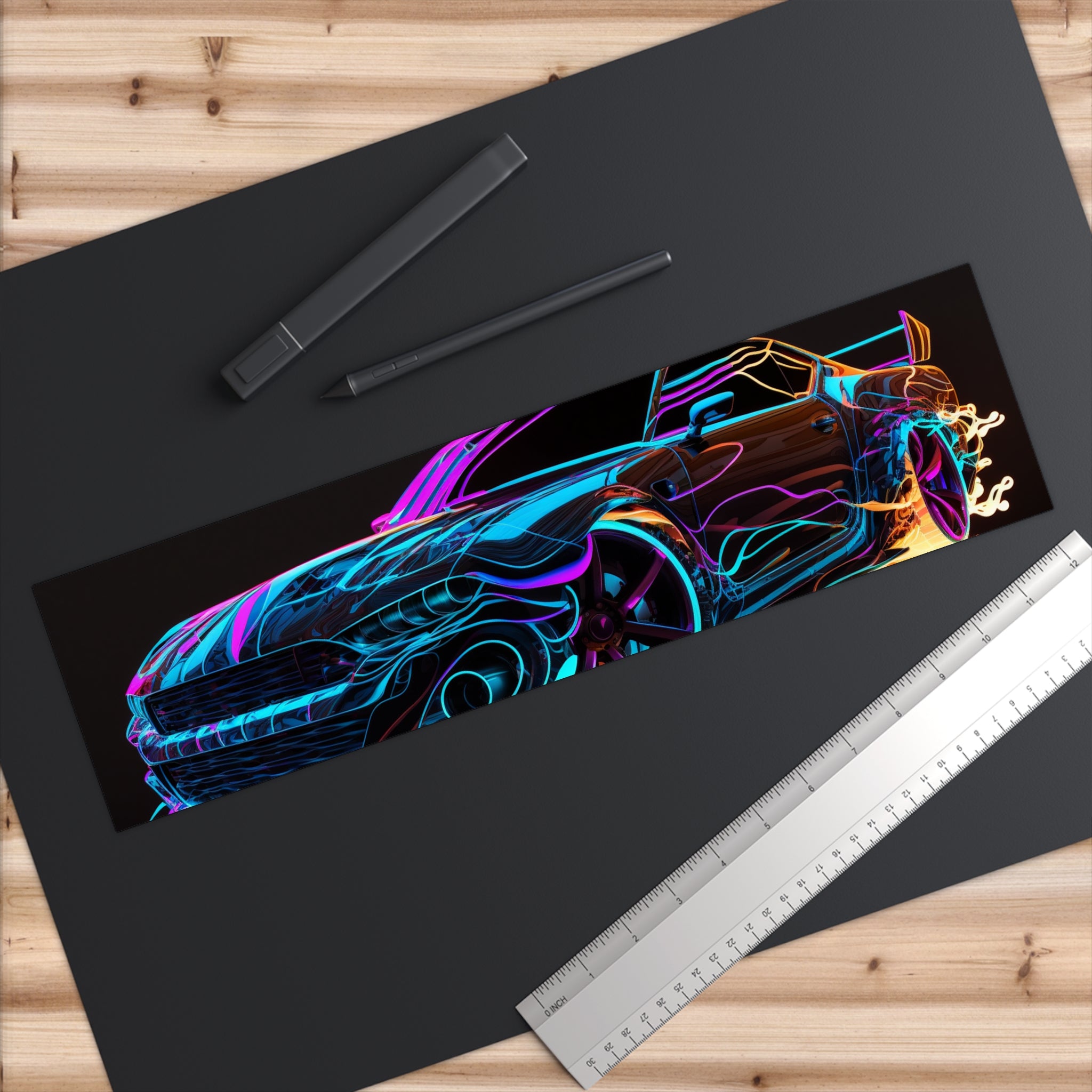 Bumper Stickers - Neon Car Design 04