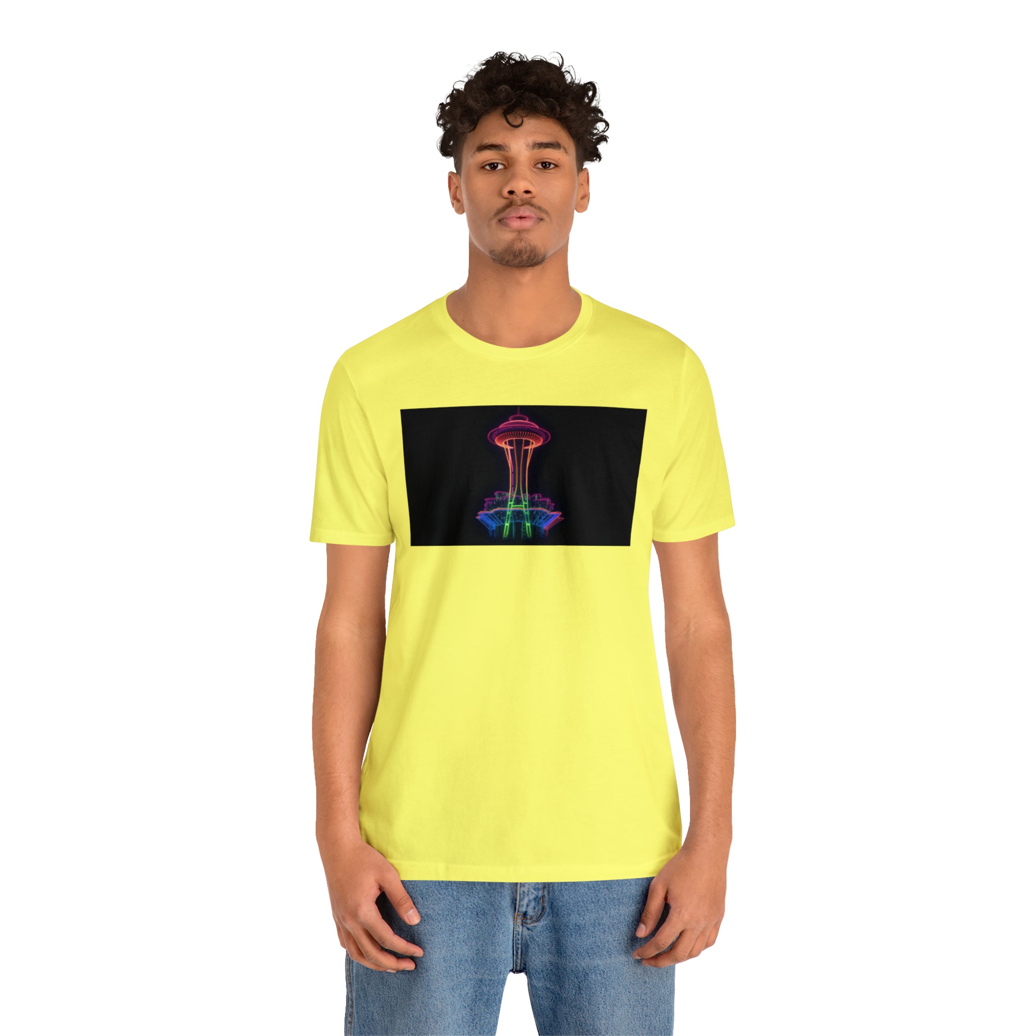 Unisex Jersey Short Sleeve Tee - Space Needle, Seattle, USA