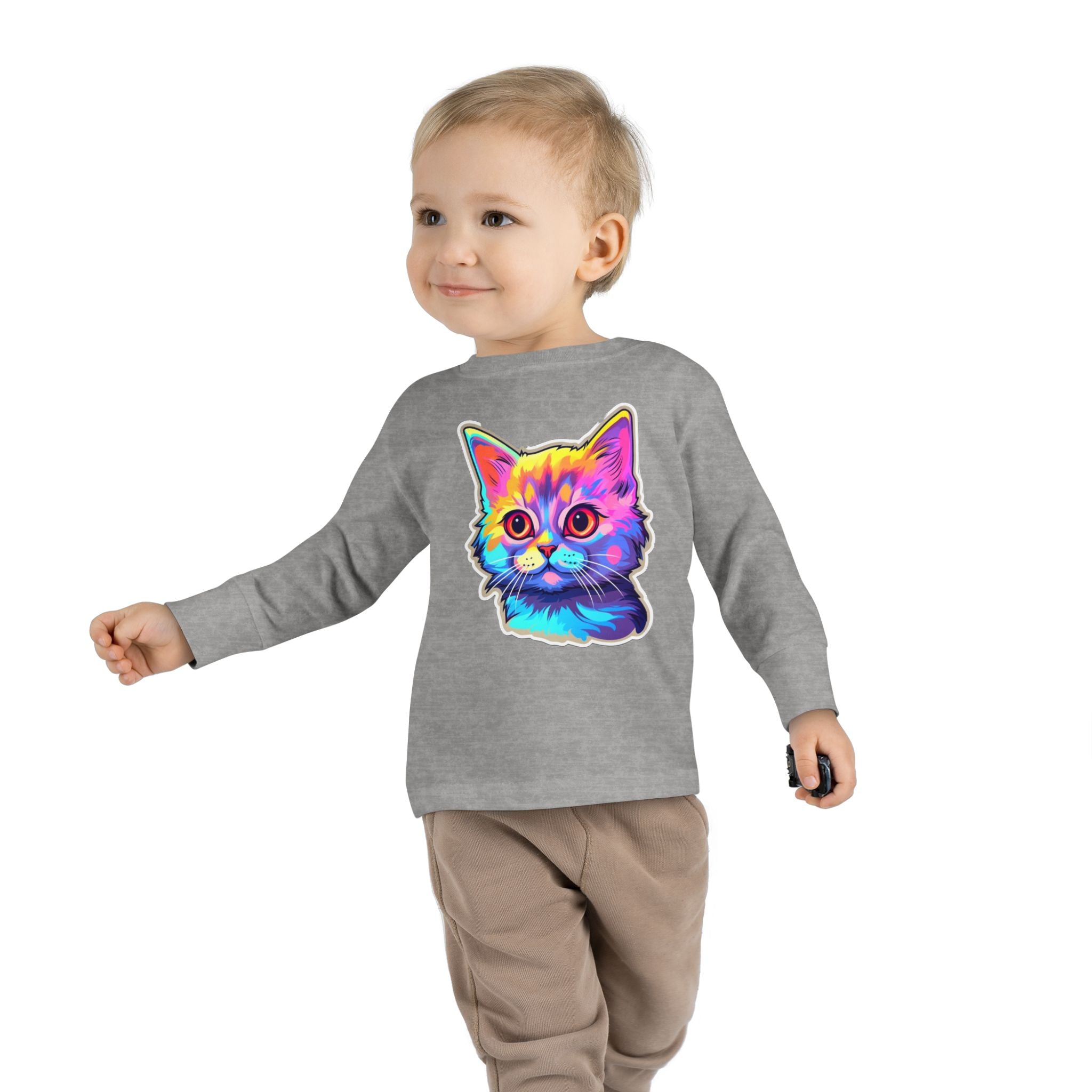 Toddler Long Sleeve Tee - Kittens 03