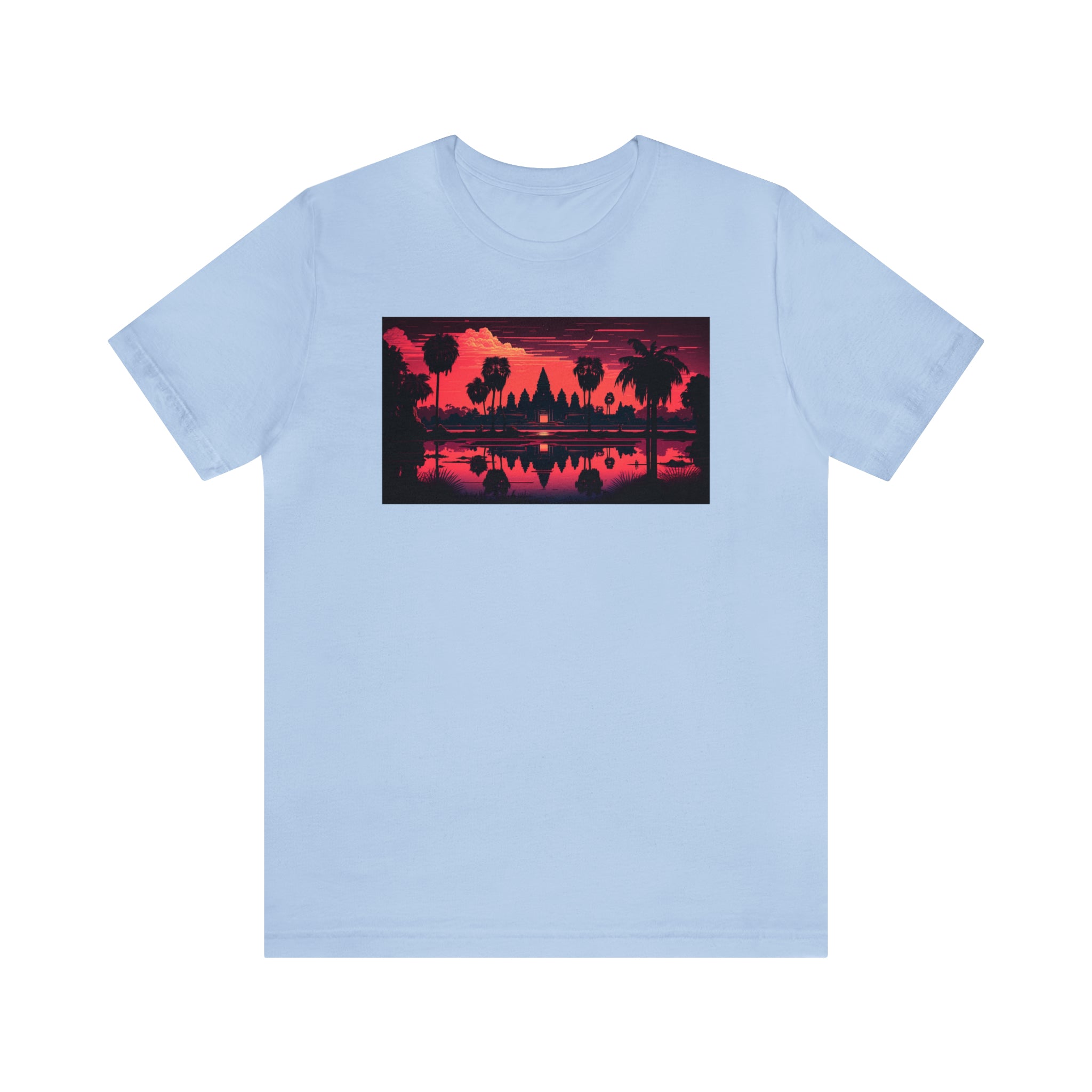 Unisex Jersey Short Sleeve Tee - Angkor Wat, Cambodia