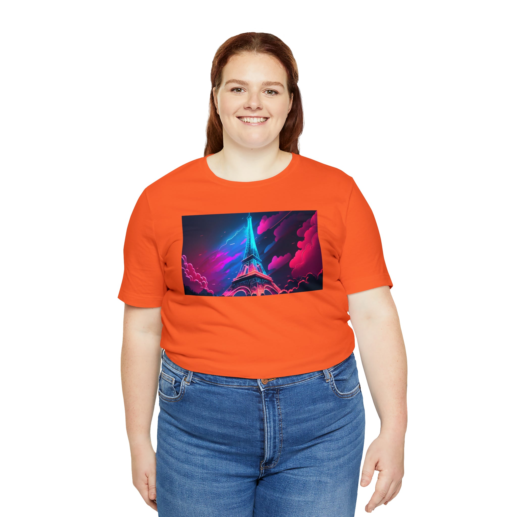 Unisex Jersey Short Sleeve Tee - Eiffel Tower, France