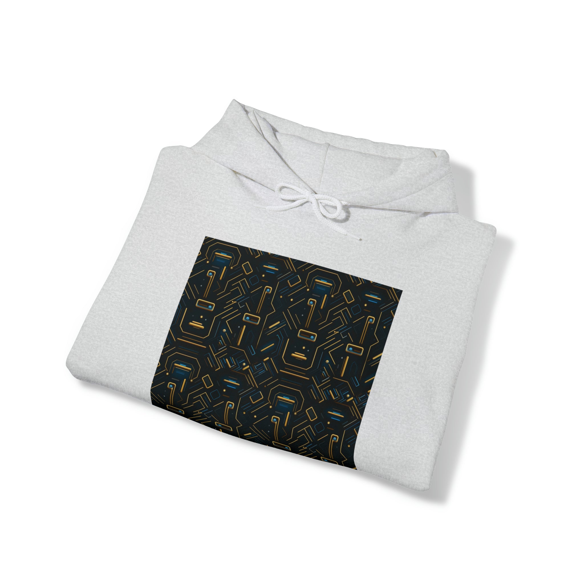 Unisex Heavy Blend™ Hooded Sweatshirt - Abstract Neon Designs 05