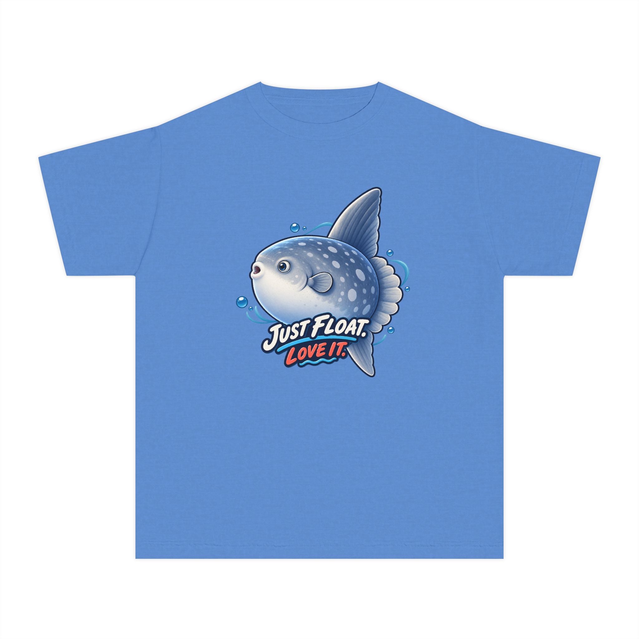 Youth Midweight Cotton Tee - Sunfish drifting
