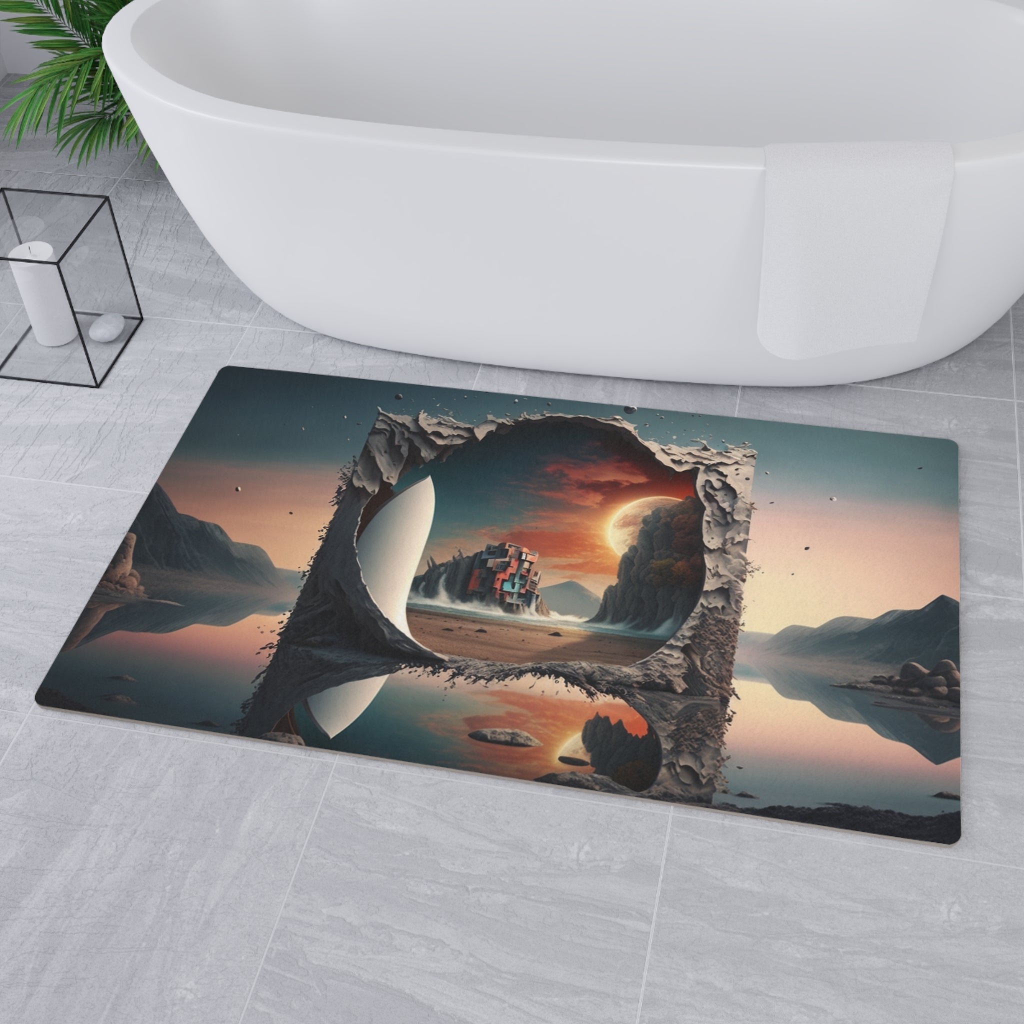 Floor Mat - Surrealist Digital Designs 08