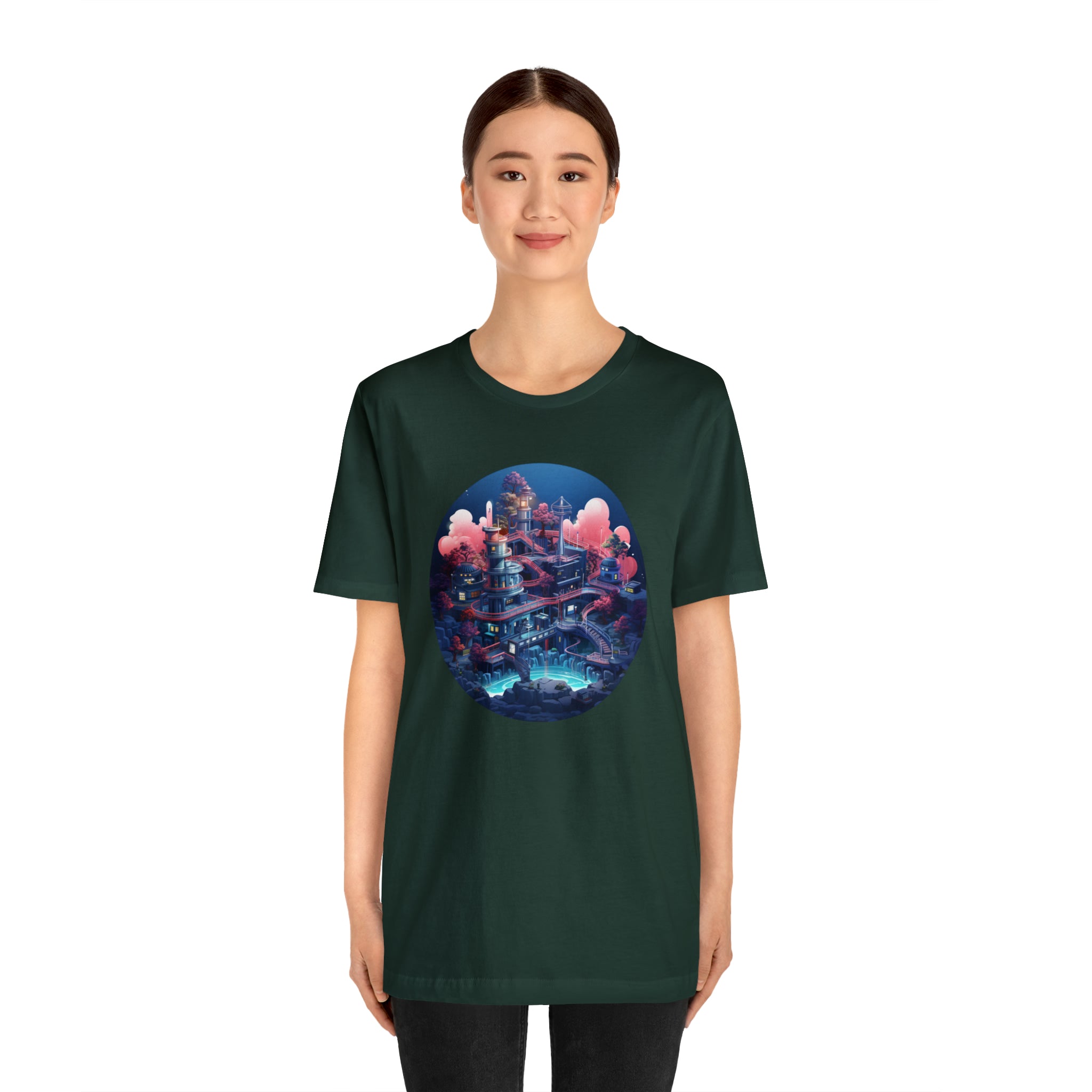 Unisex Jersey Short Sleeve Tee - Isometric Designs 03