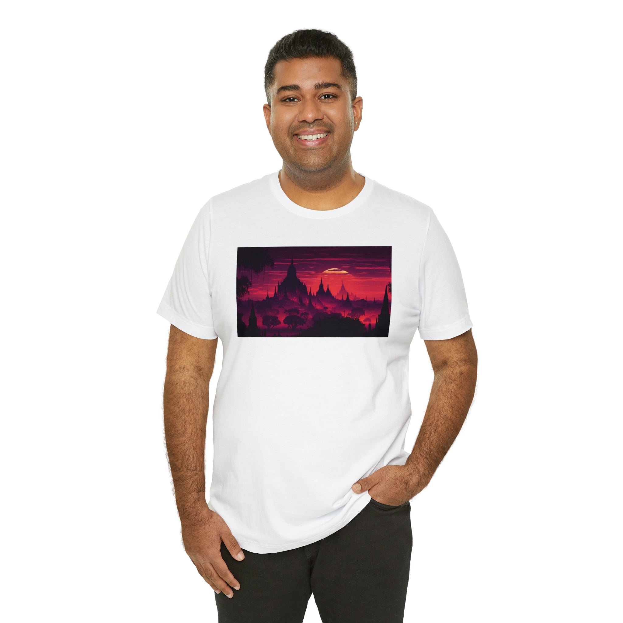 Unisex Jersey Short Sleeve Tee - Bagan, Myanmar