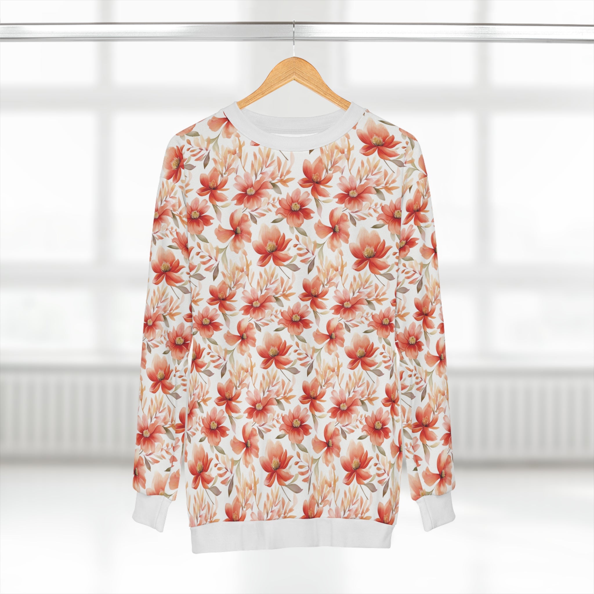 Unisex Sweatshirt (AOP) - Seamless Watercolor Designs 03