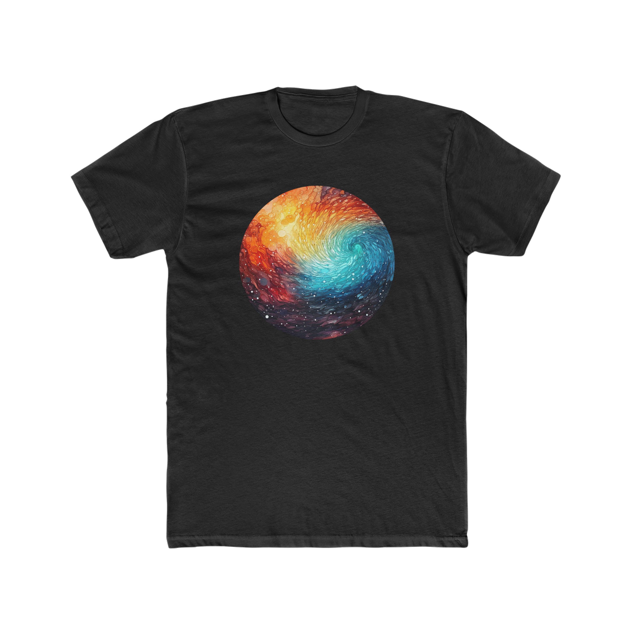 Men's Cotton Crew Tee - Pointillism Designs 20