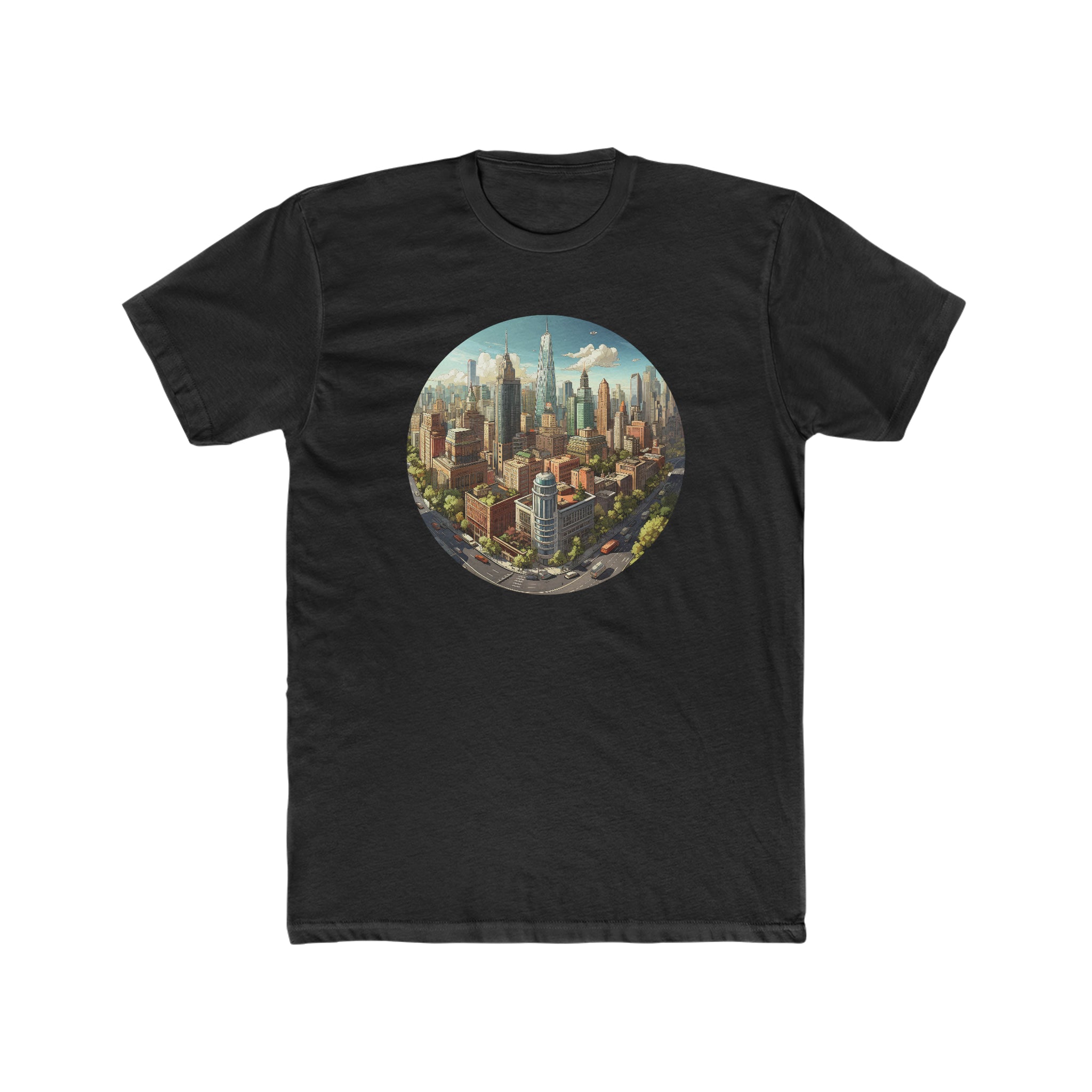 Men's Cotton Crew Tee - Isometric Designs 08