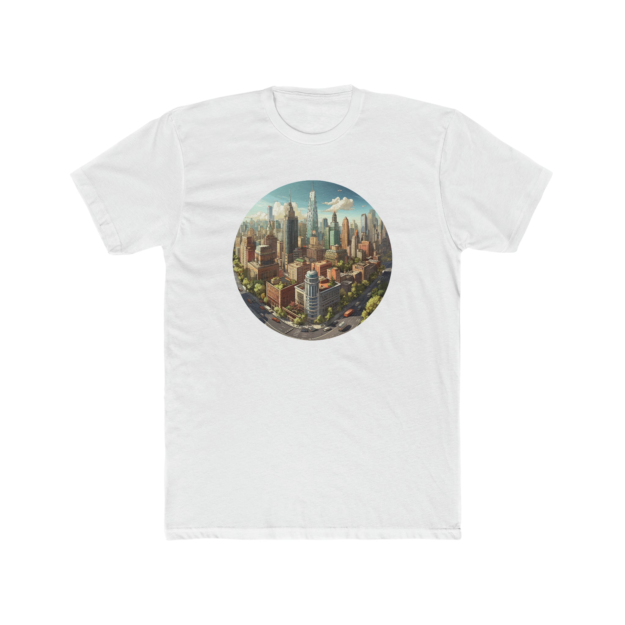 Men's Cotton Crew Tee - Isometric Designs 08