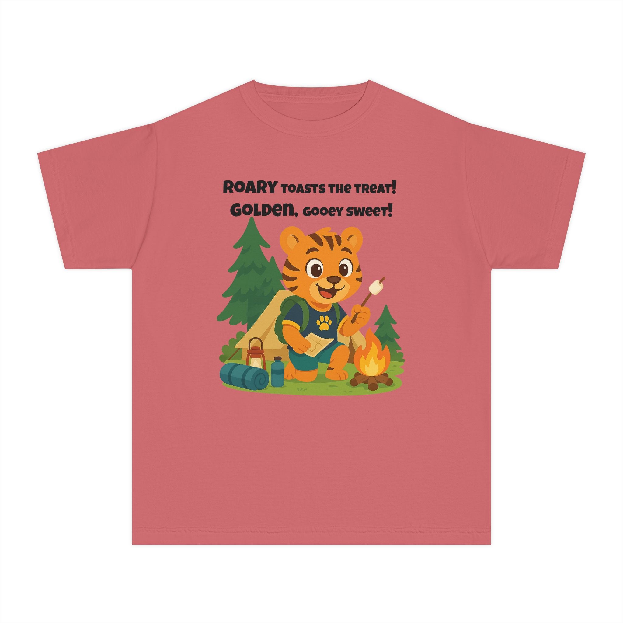 Youth Midweight Cotton Tee - Roary's Camping Adventures