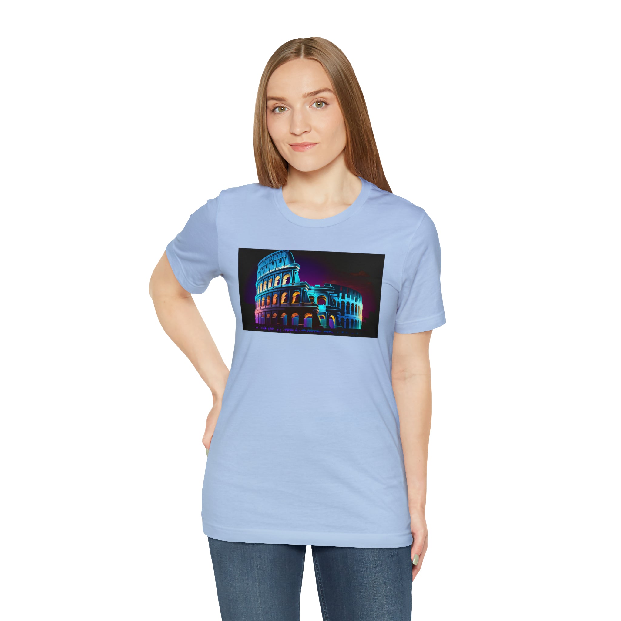 Unisex Jersey Short Sleeve Tee - Colosseum, Italy