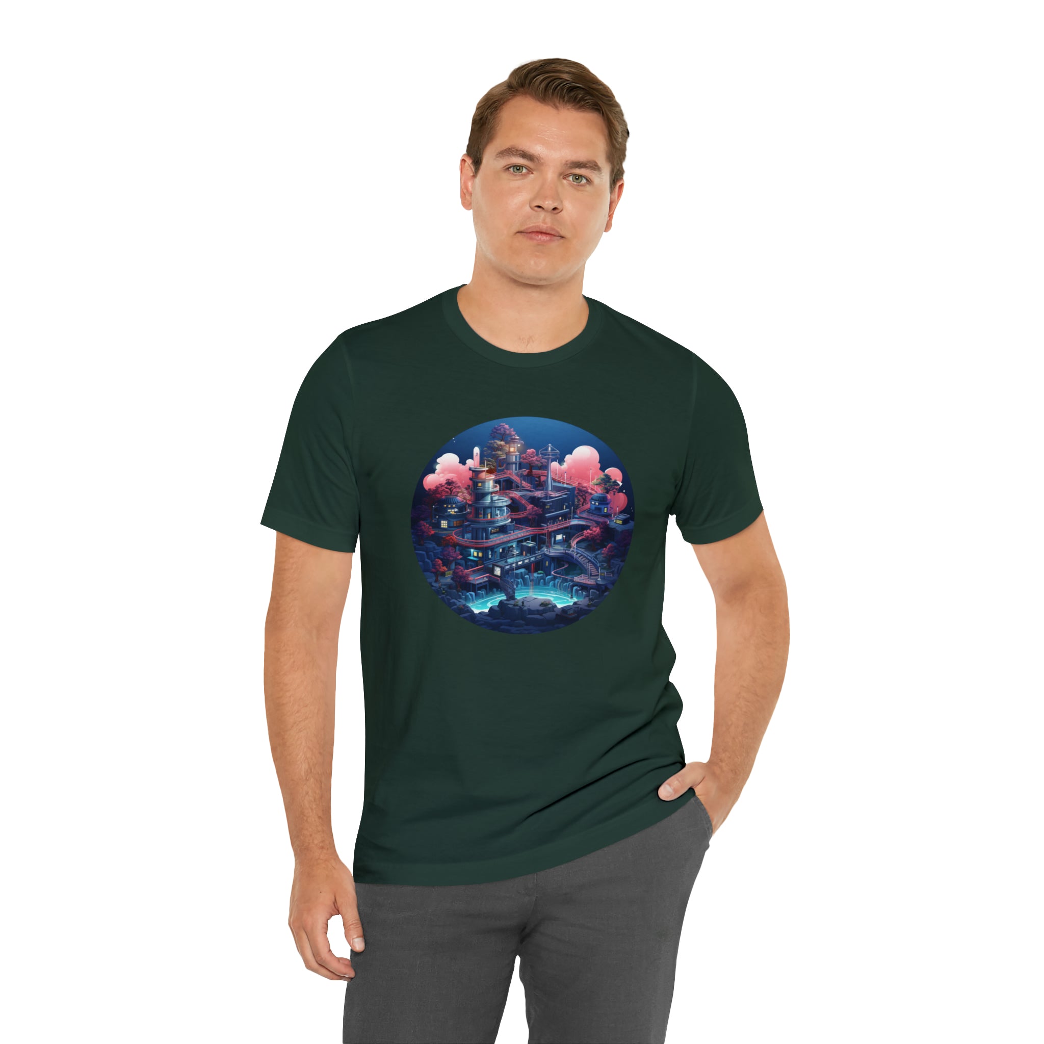 Unisex Jersey Short Sleeve Tee - Isometric Designs 03