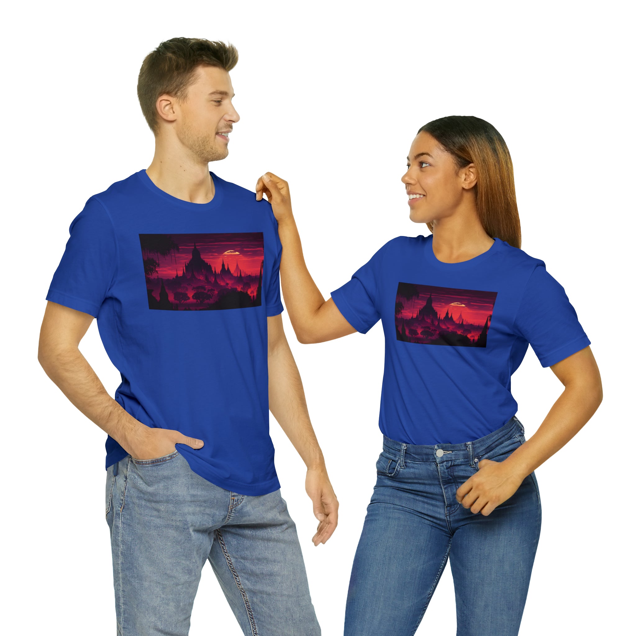 Unisex Jersey Short Sleeve Tee - Bagan, Myanmar