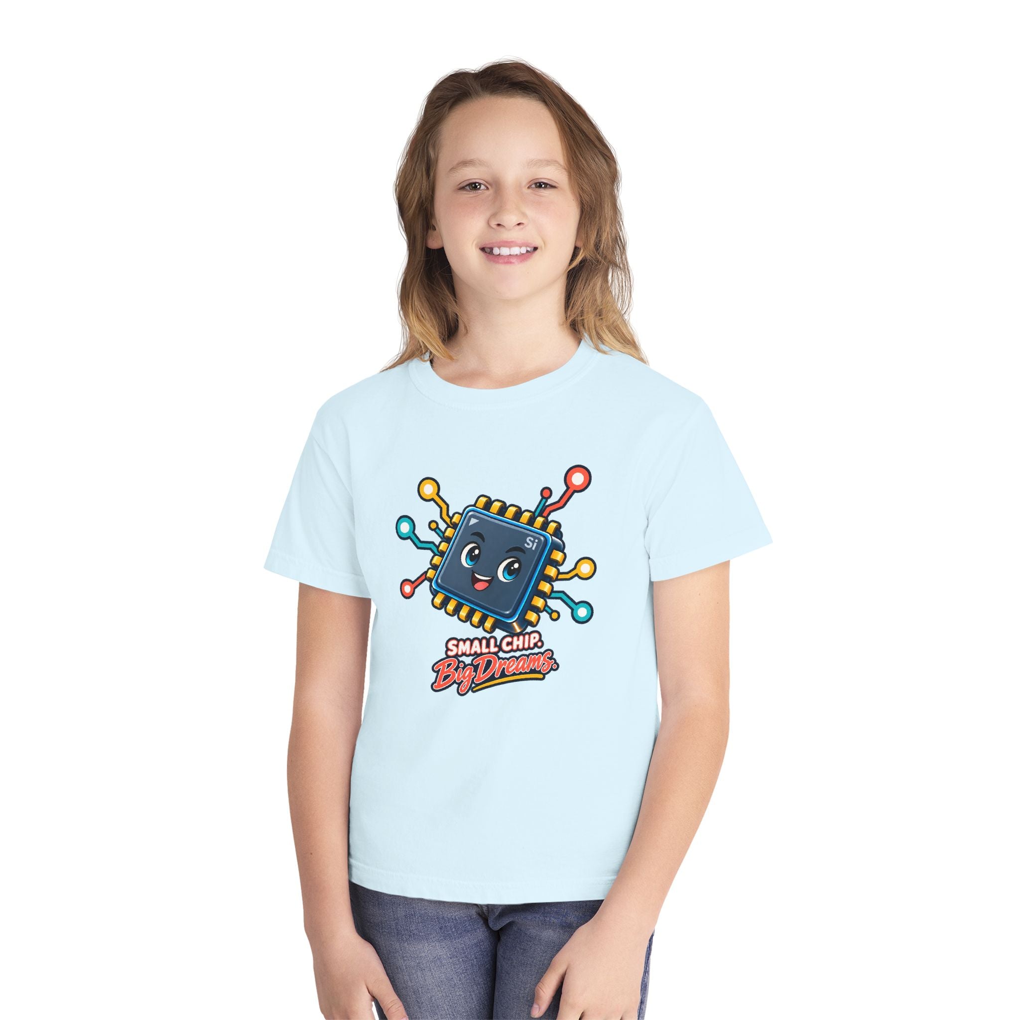 Youth Midweight Cotton Tee - Small Chip, Big Dreams