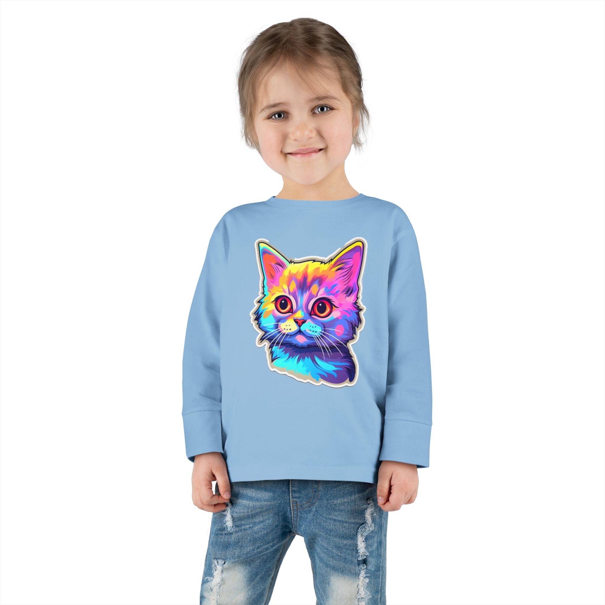 Toddler Long Sleeve Tee - Kittens 03