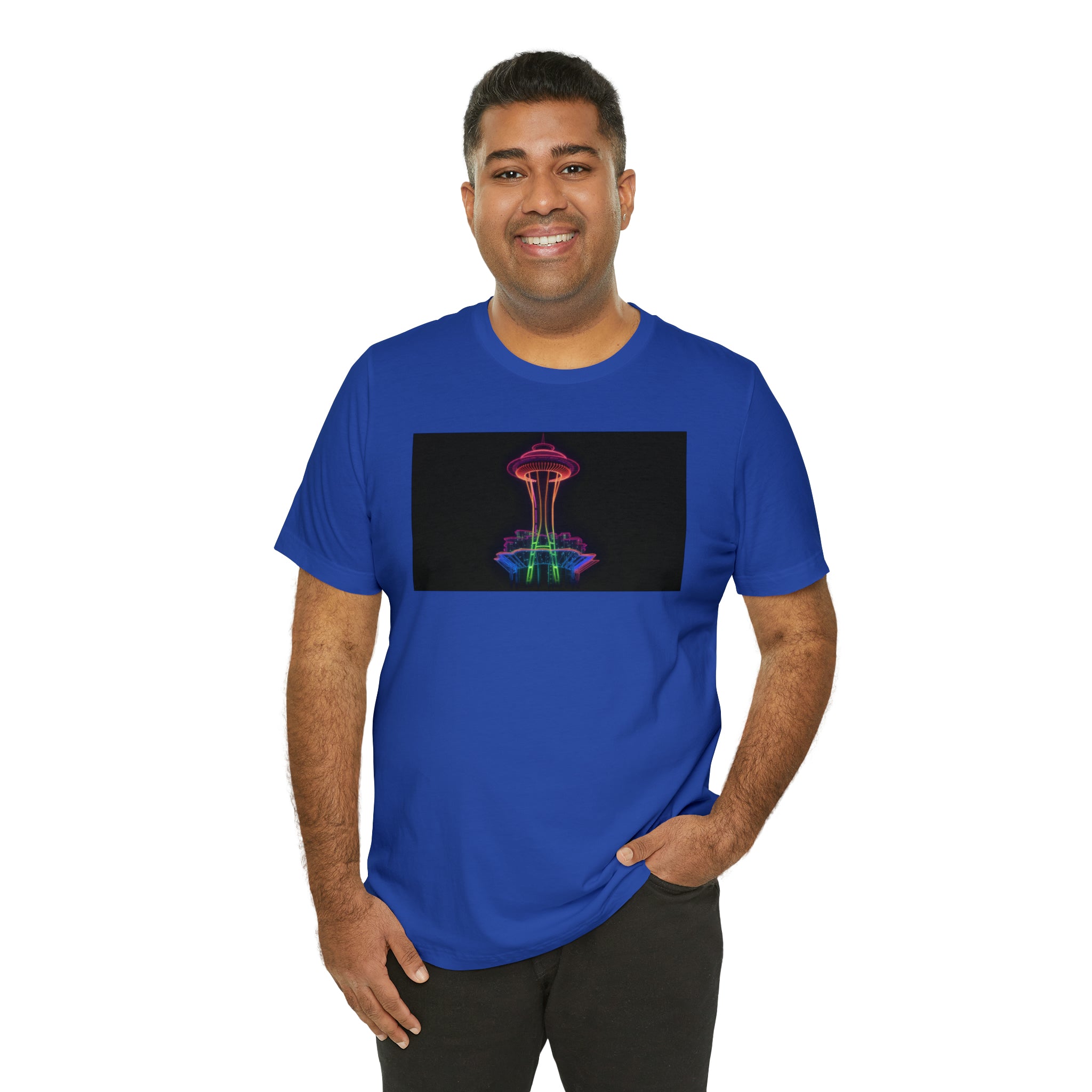 Unisex Jersey Short Sleeve Tee - Space Needle, Seattle, USA