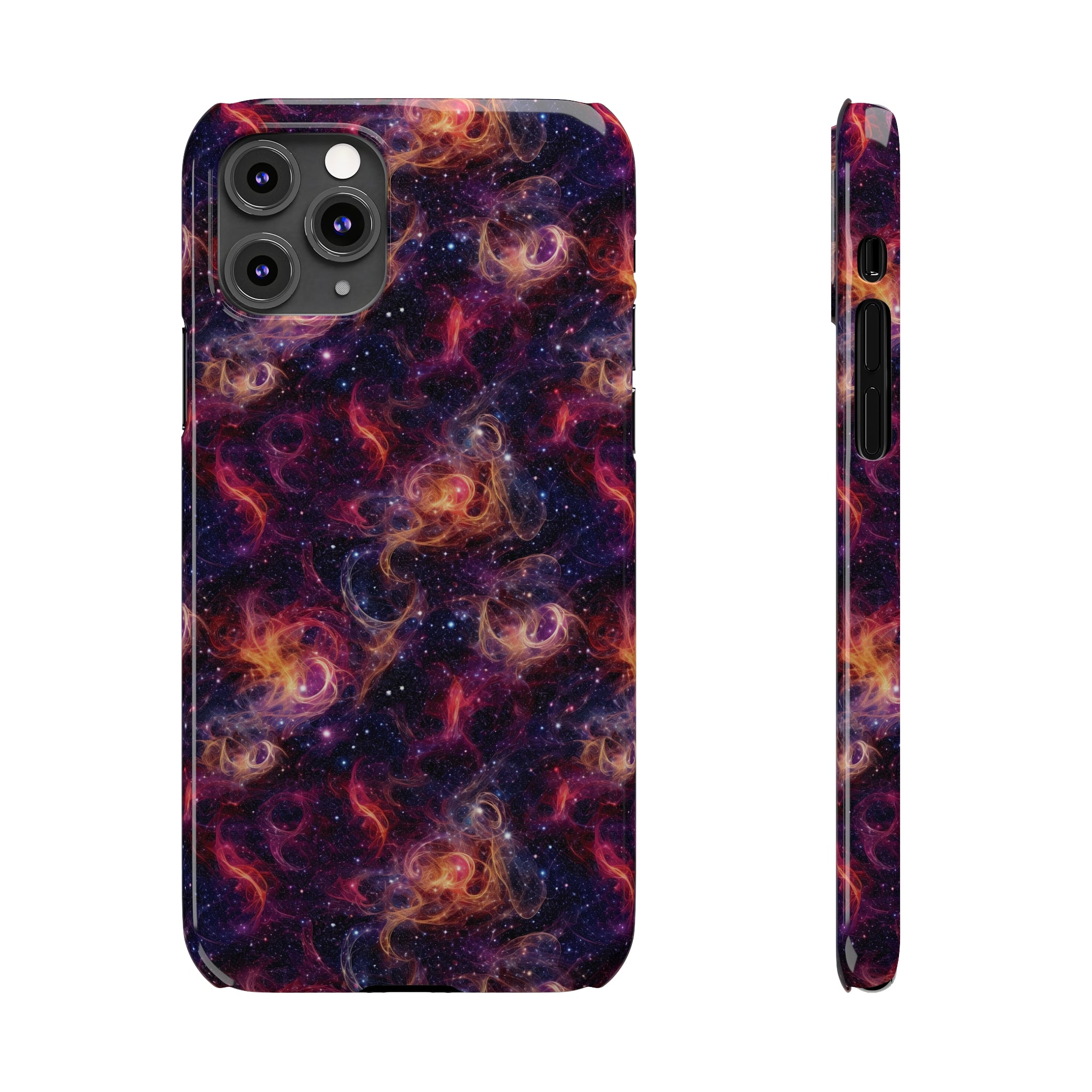 Slim Phone Cases (AOP) - Seamless Fantasy Galaxies 01