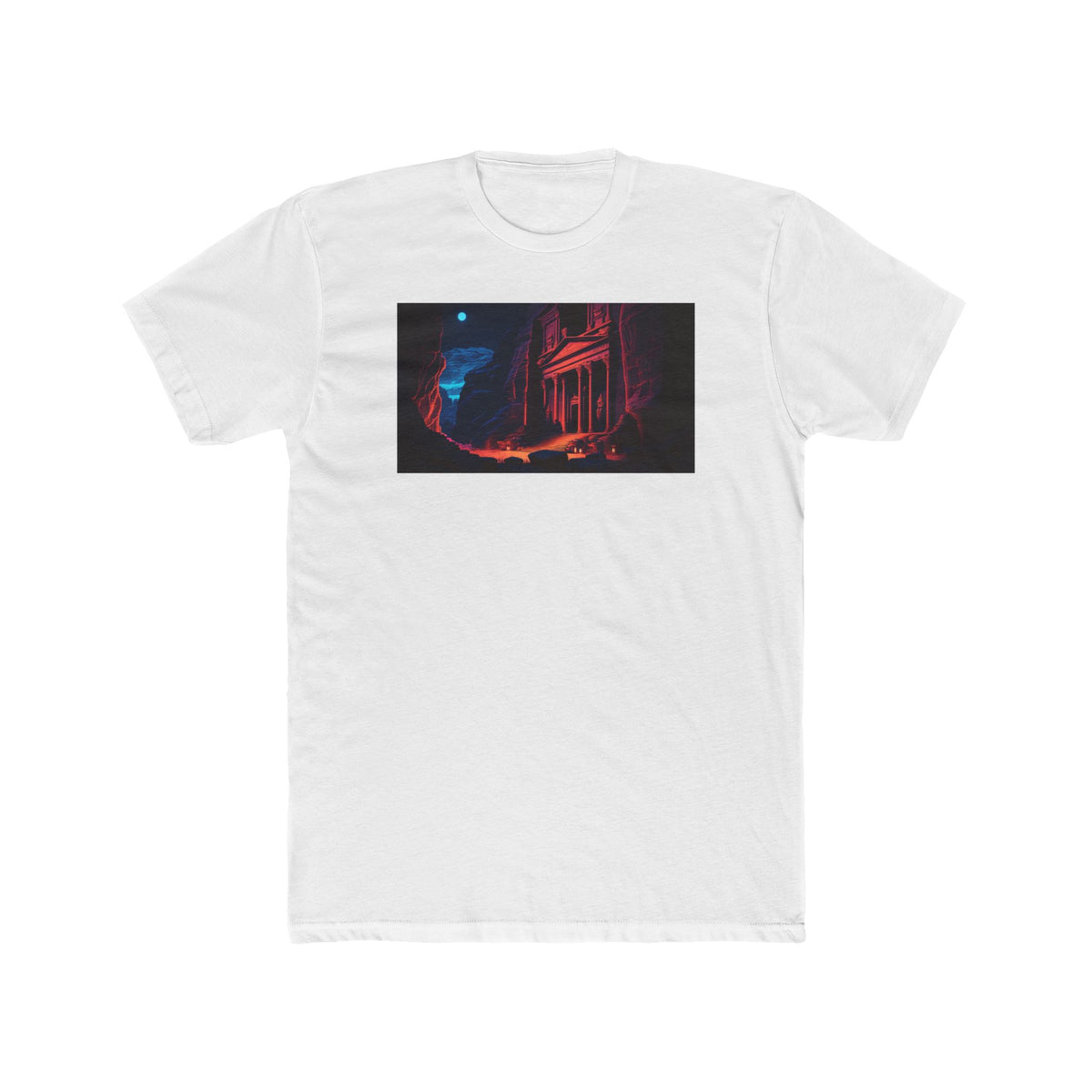 Men's Cotton Crew Tee - Elsewhere collection - Petra Caves