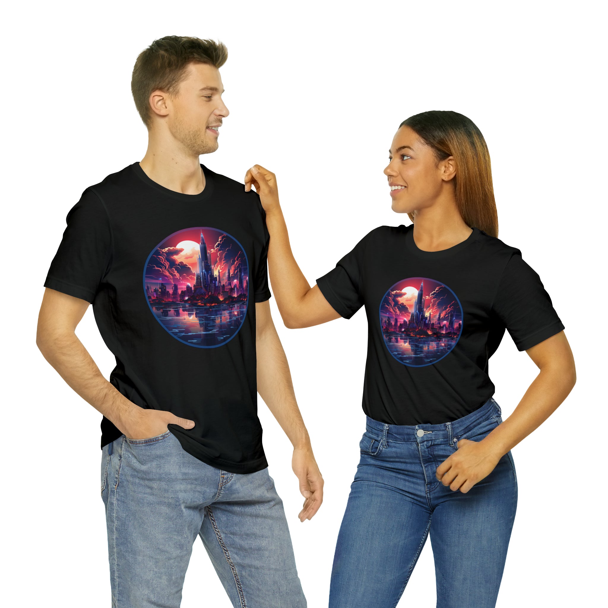 Unisex Jersey Short Sleeve Tee - Isometric Designs 12