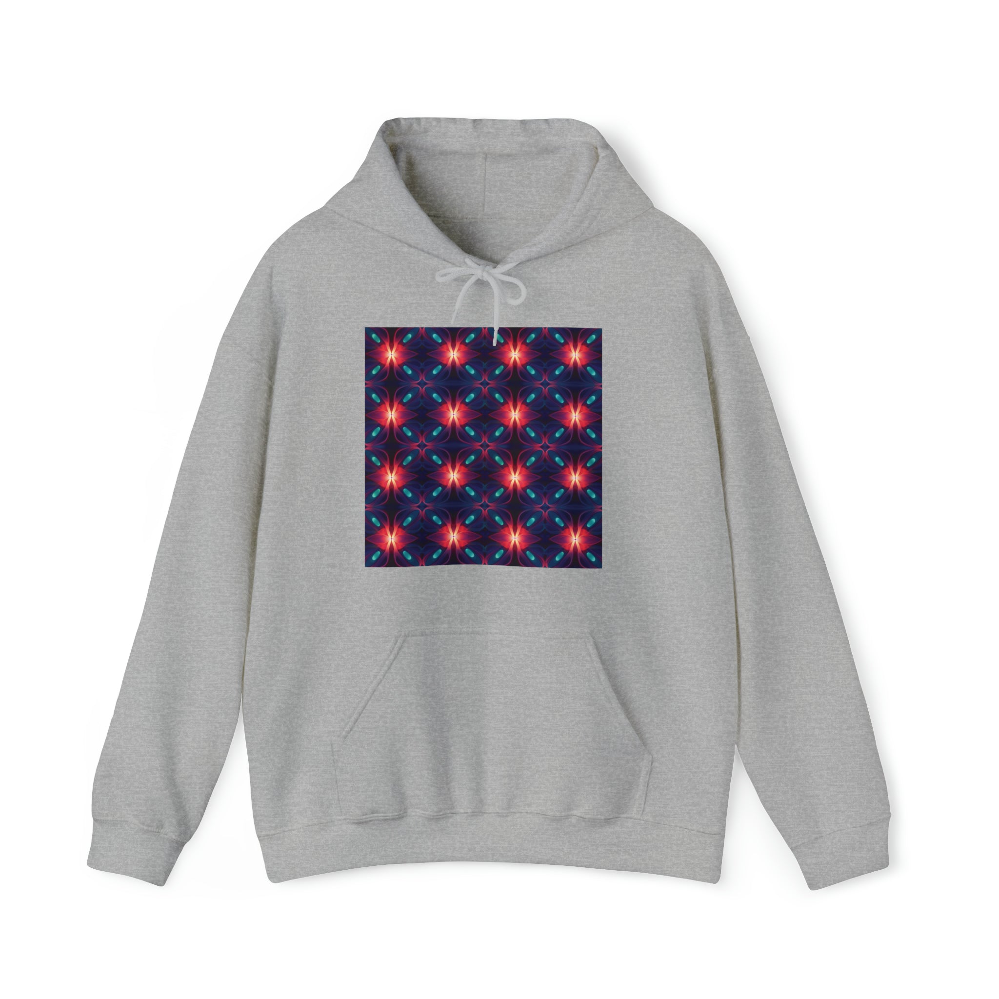 Unisex Heavy Blend™ Hooded Sweatshirt - Abstract Neon Designs 04