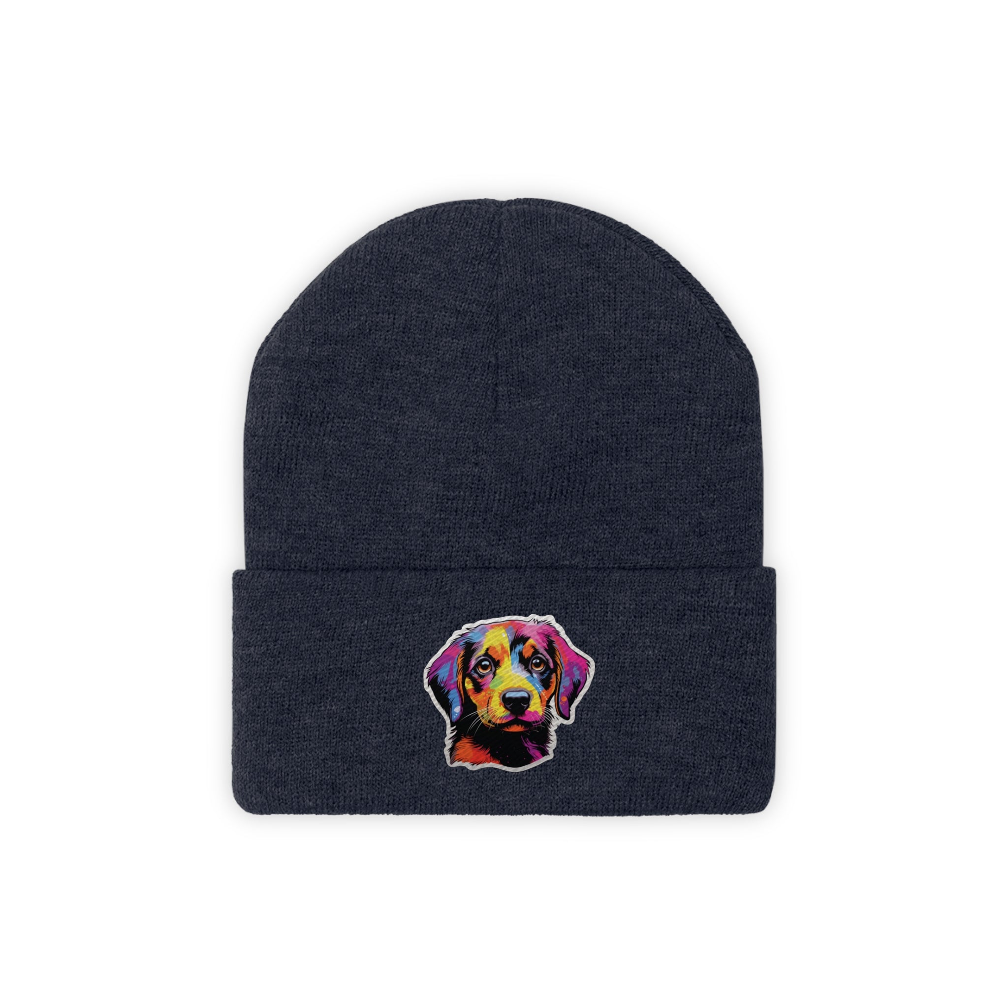 Knit Beanie - Puppy Pop Art 10
