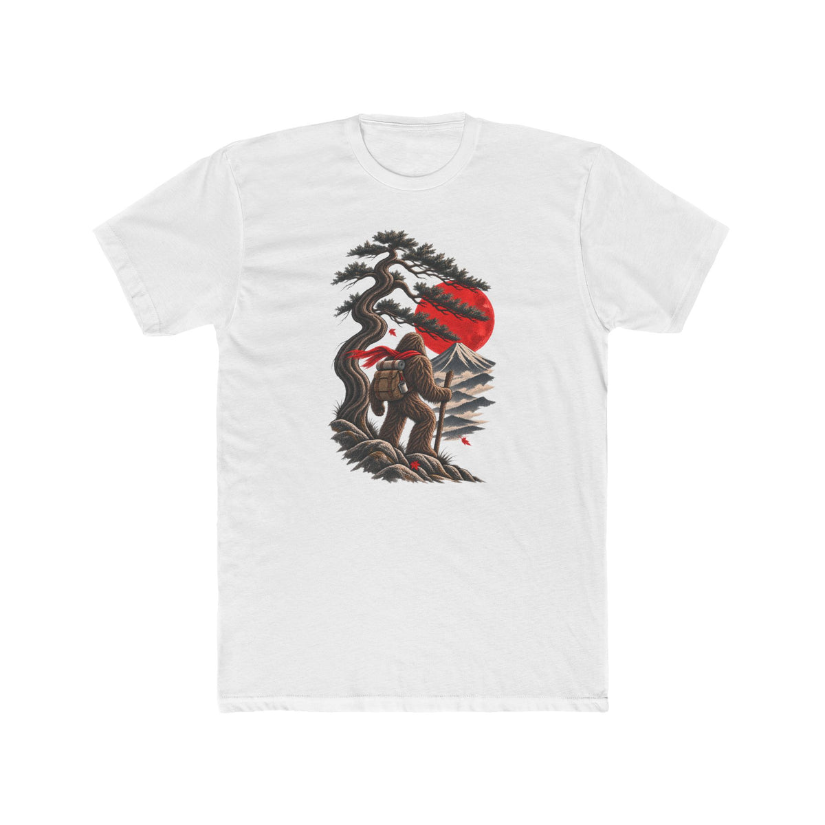Men's Cotton Crew Tee - Shibui collection - The Wanderer
