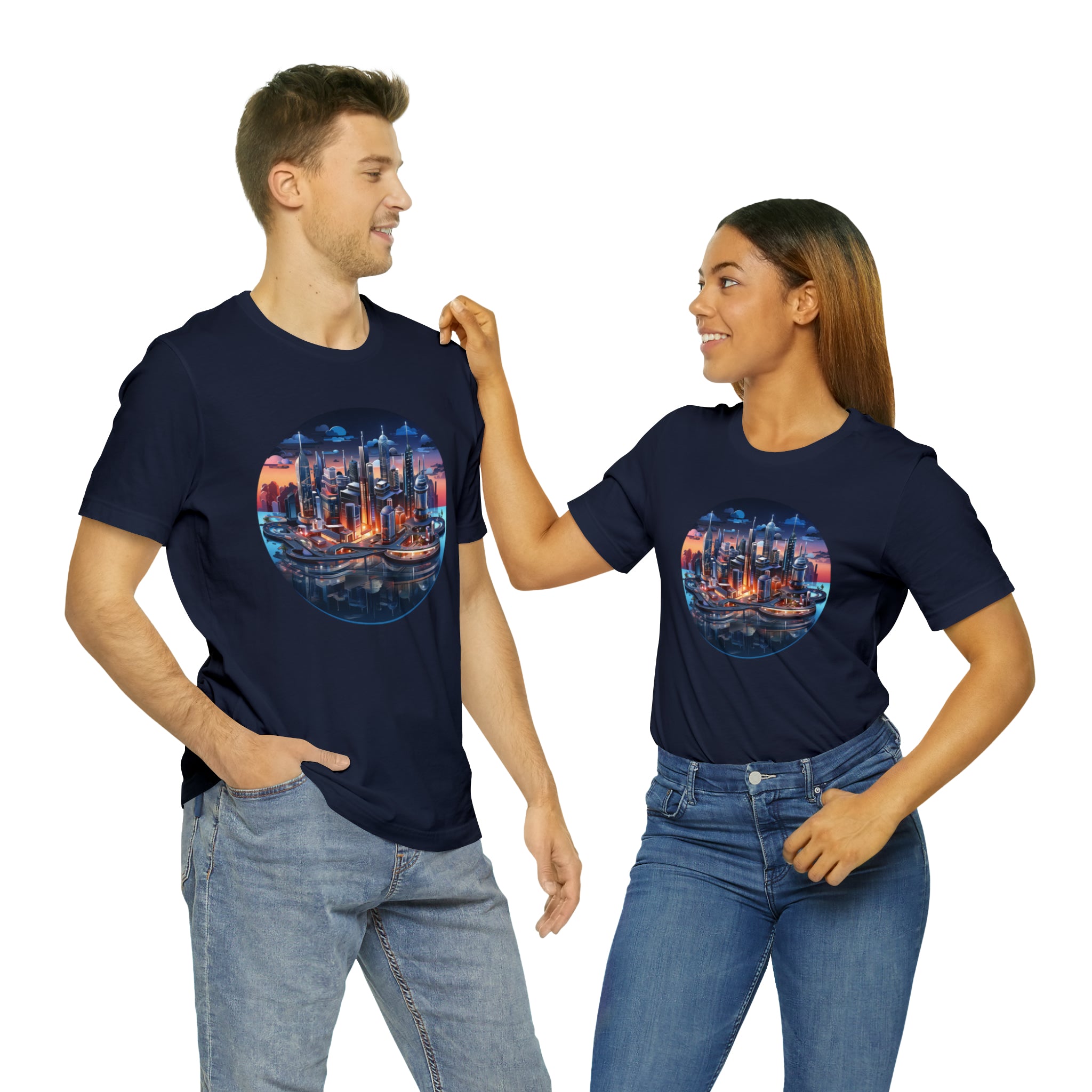 Unisex Jersey Short Sleeve Tee - Isometric Designs 05