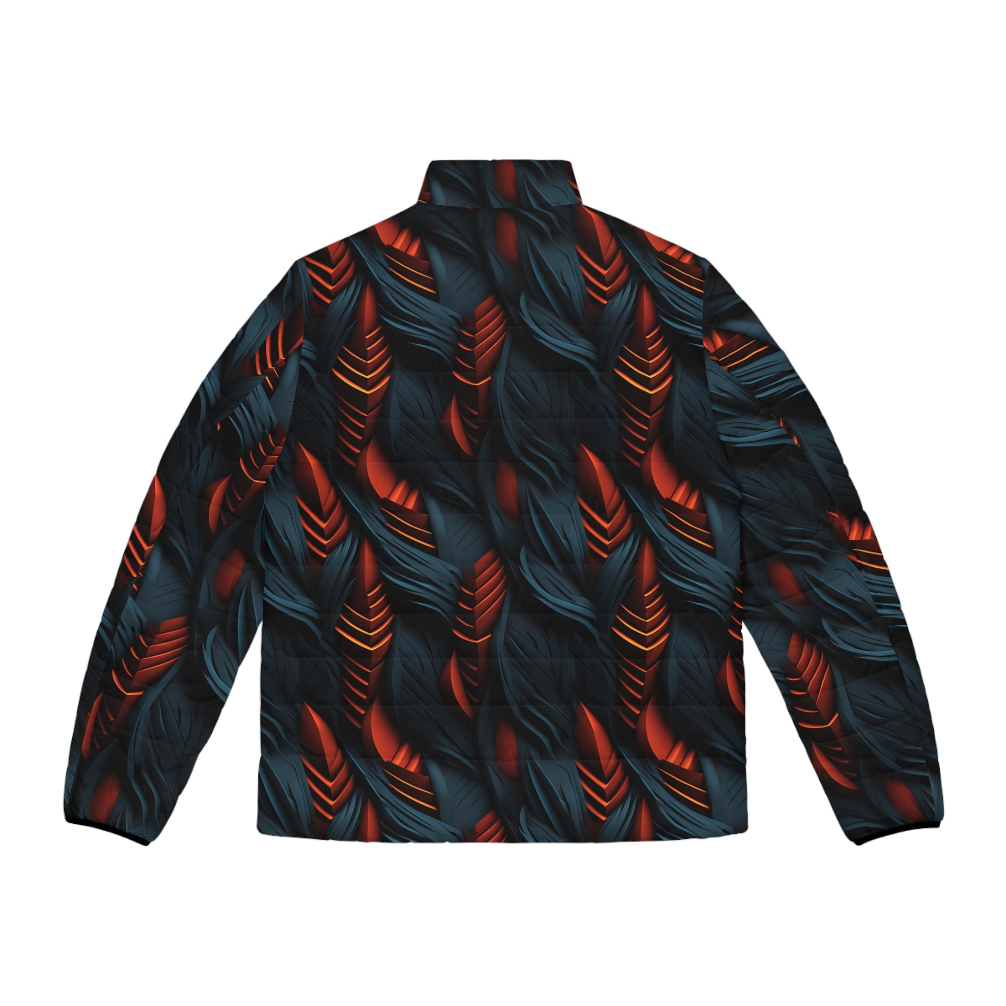 Men's Puffer Jacket (AOP) - Abstract Designs 13