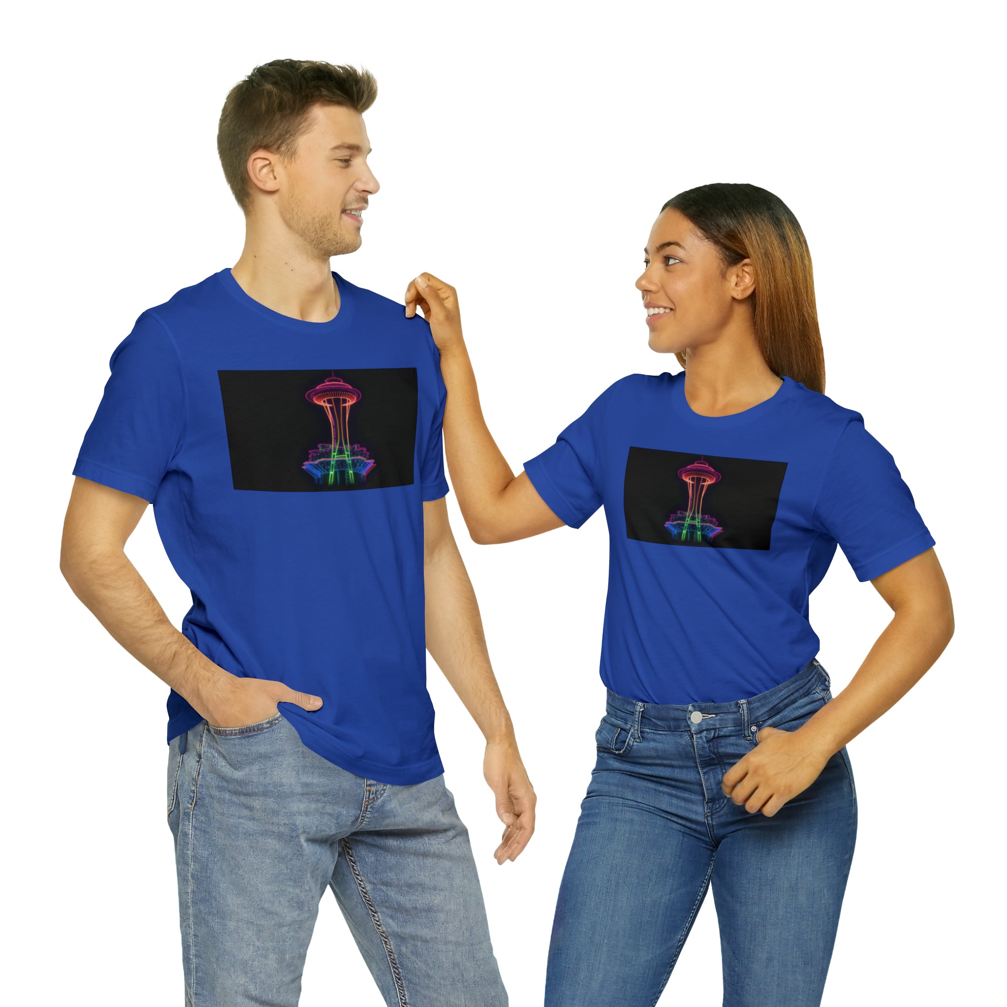 Unisex Jersey Short Sleeve Tee - Space Needle, Seattle, USA