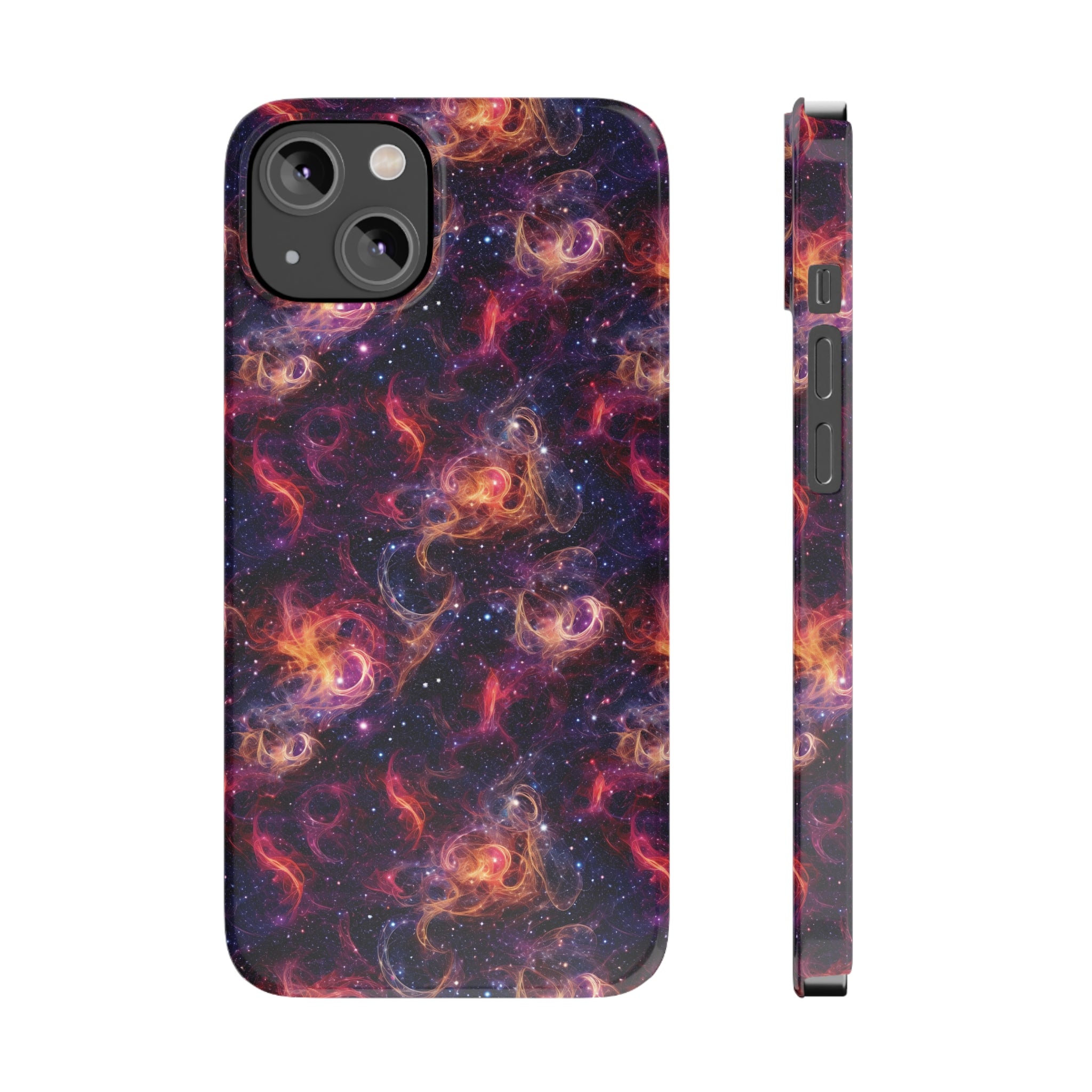 Slim Phone Cases (AOP) - Seamless Fantasy Galaxies 01