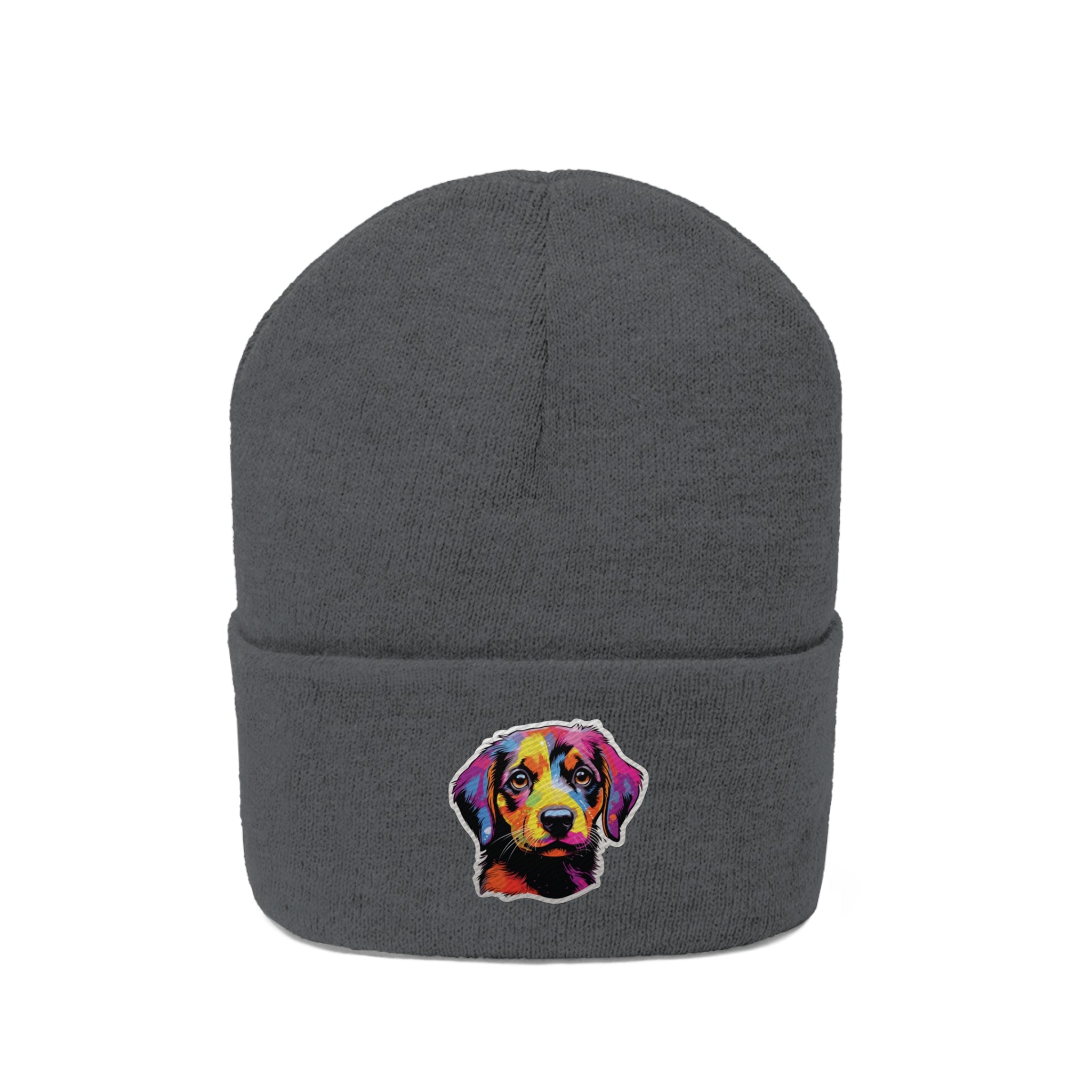 Knit Beanie - Puppy Pop Art 10