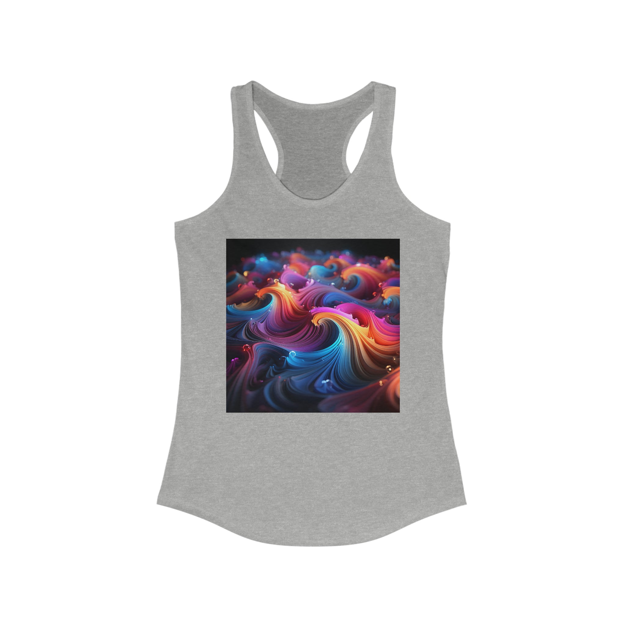 Women's Ideal Racerback Tank - Vector Art Design 36