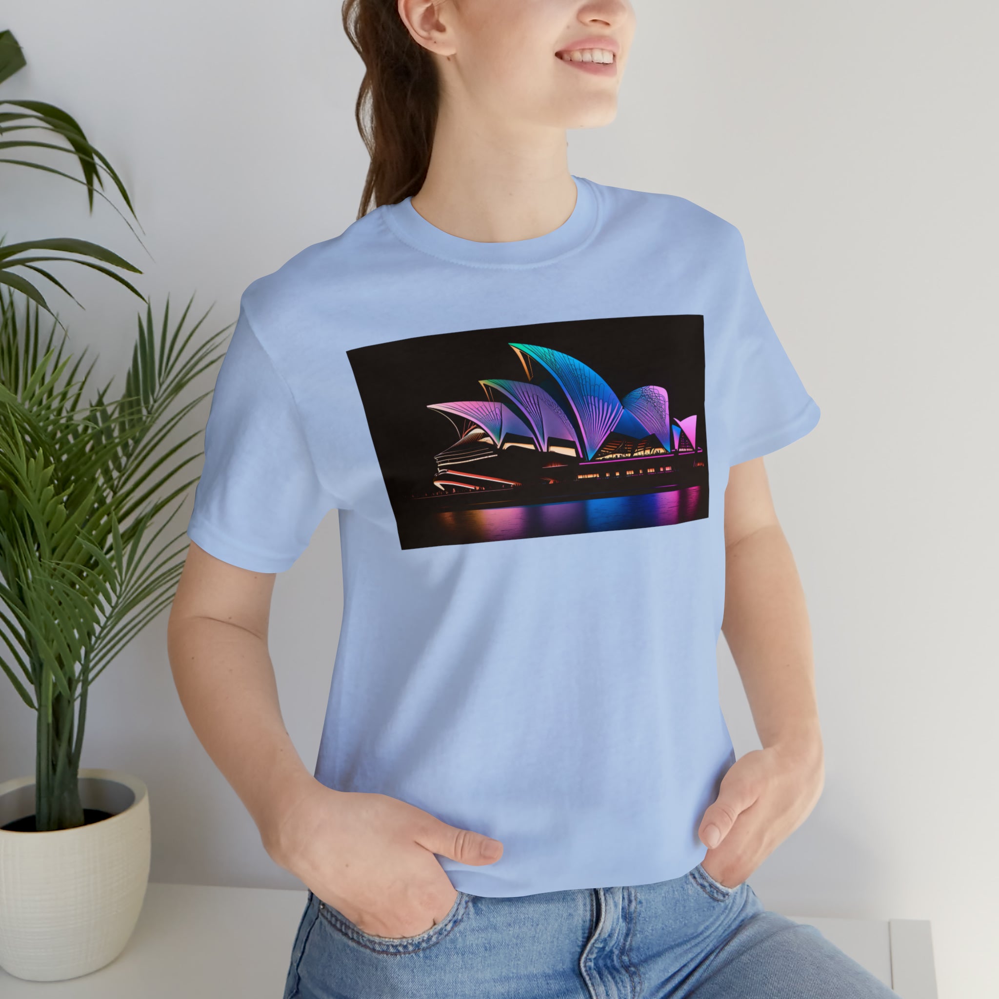 Unisex Jersey Short Sleeve Tee - Sydney Opera House, Australia