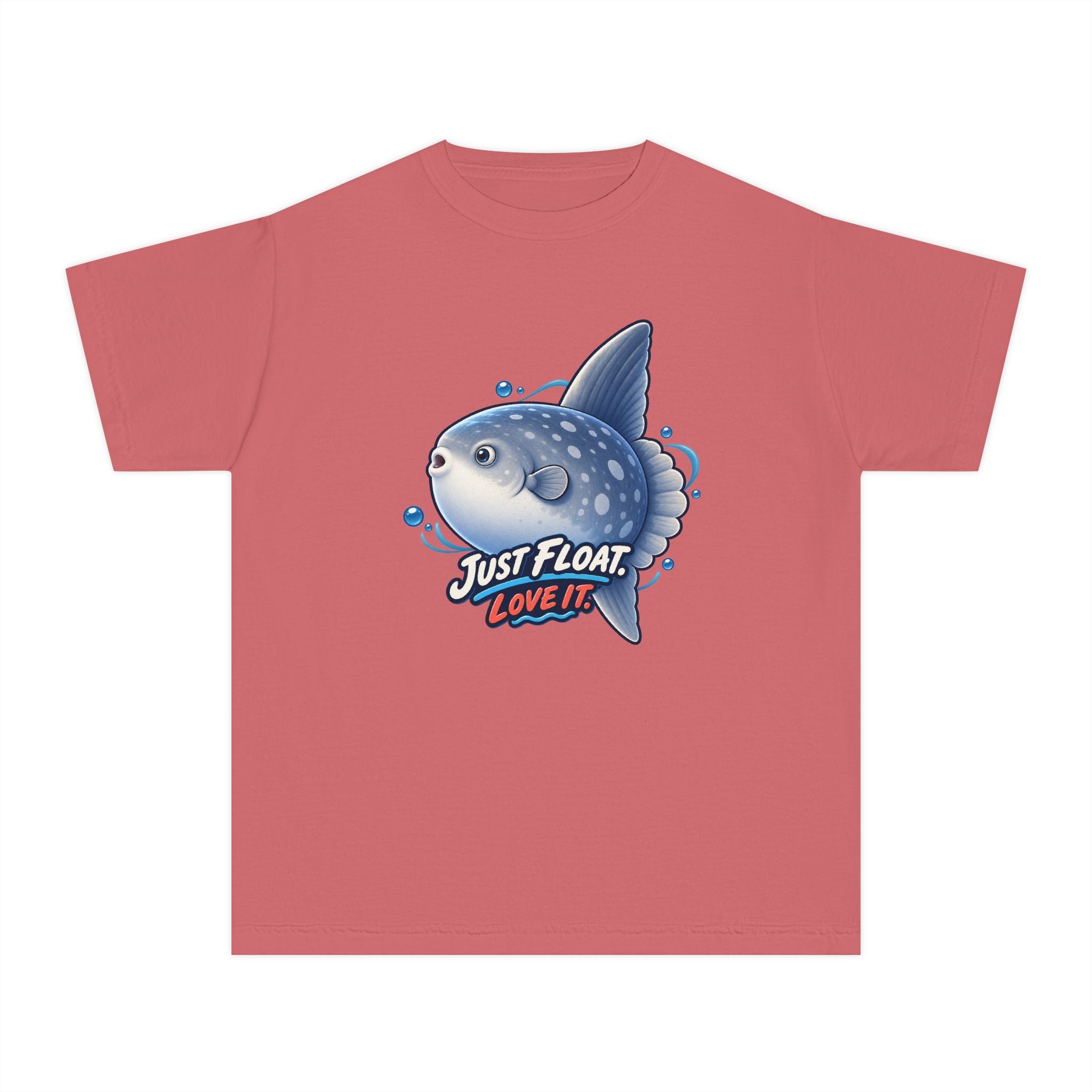 Youth Midweight Cotton Tee - Sunfish drifting