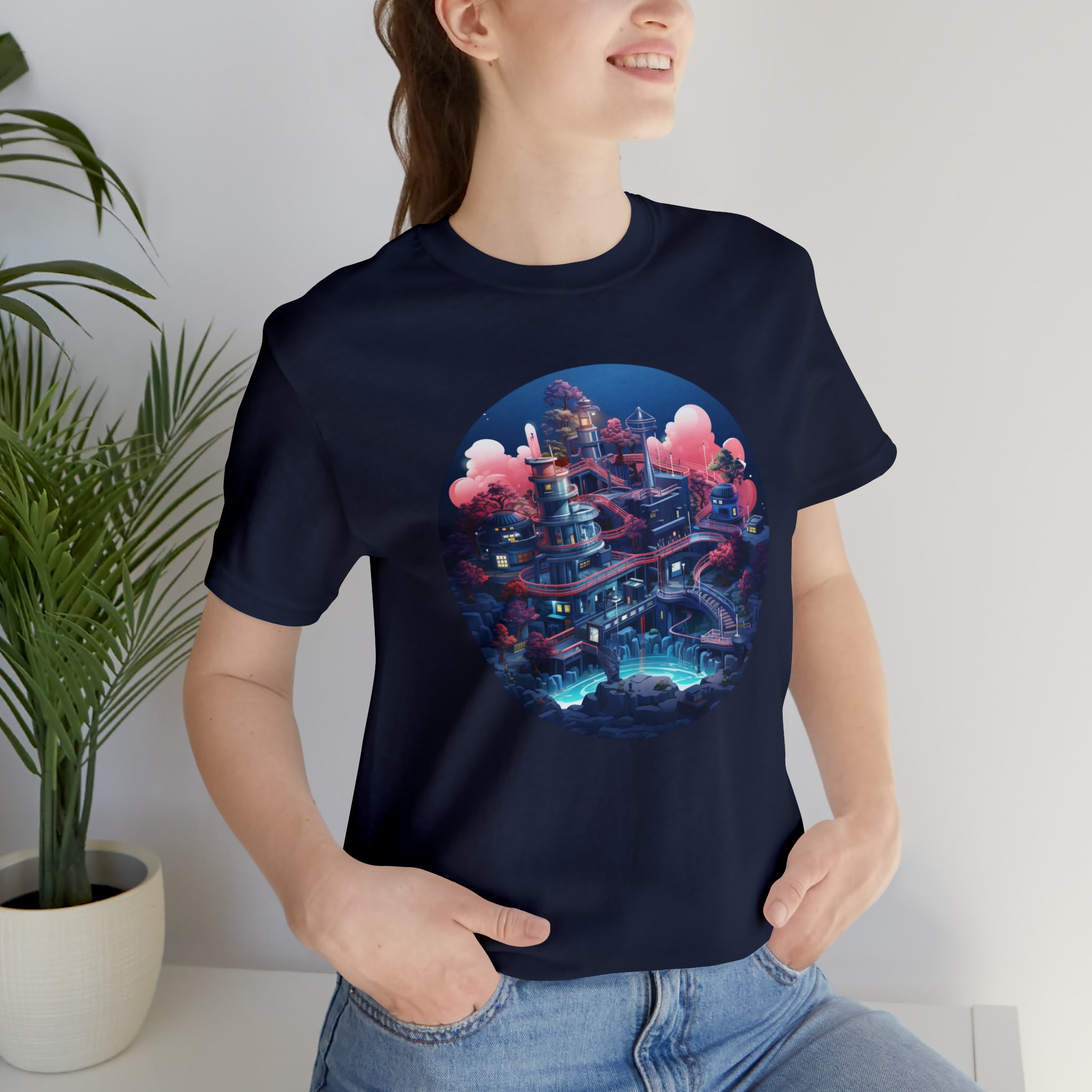 Unisex Jersey Short Sleeve Tee - Isometric Designs 03