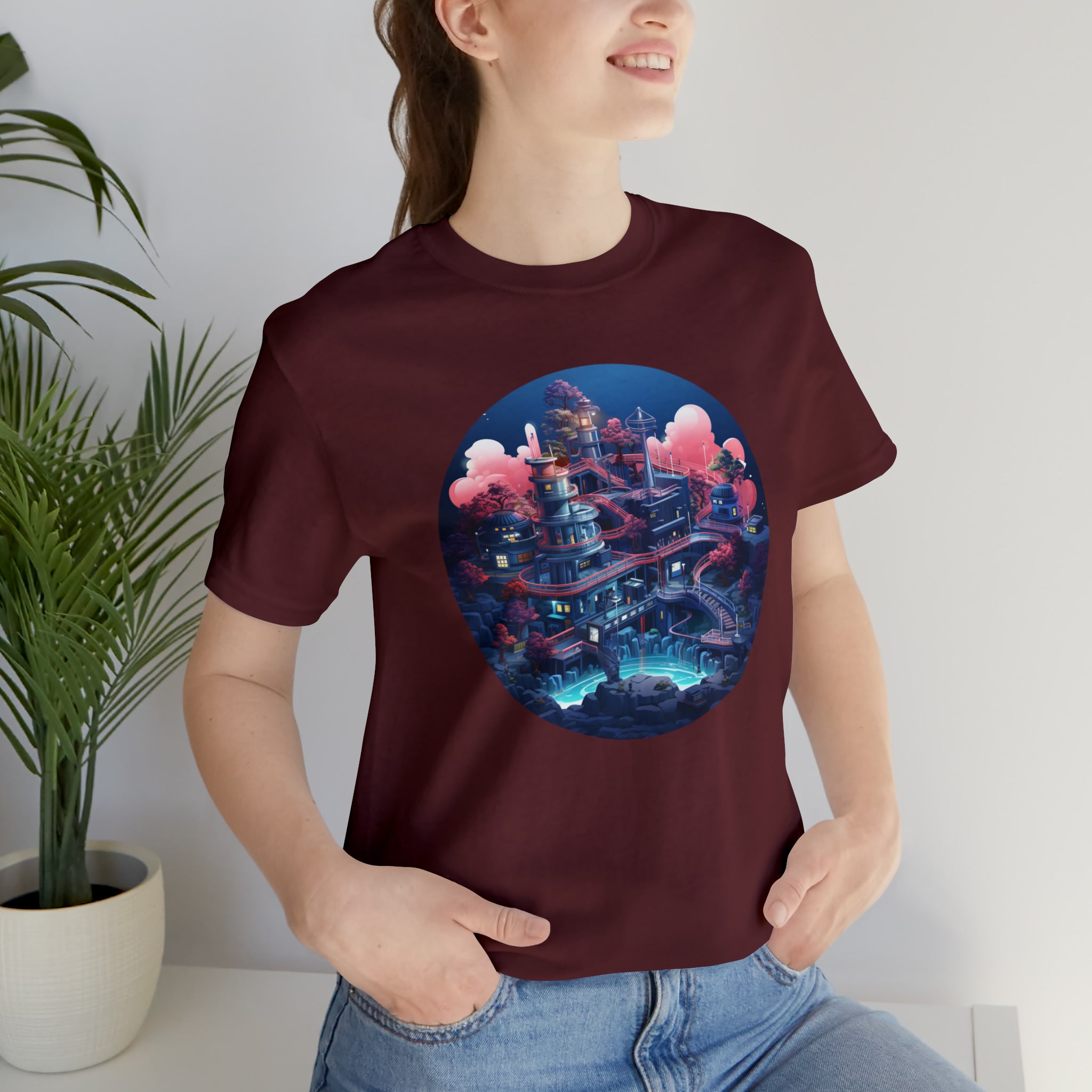 Unisex Jersey Short Sleeve Tee - Isometric Designs 03