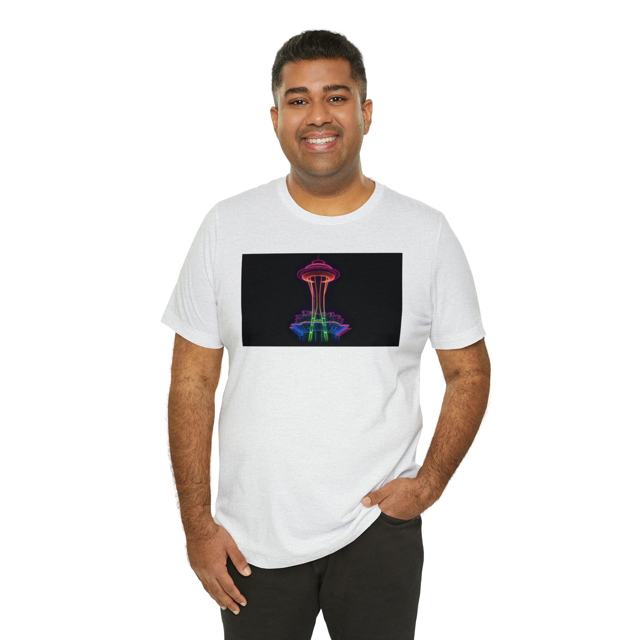 Unisex Jersey Short Sleeve Tee - Space Needle, Seattle, USA