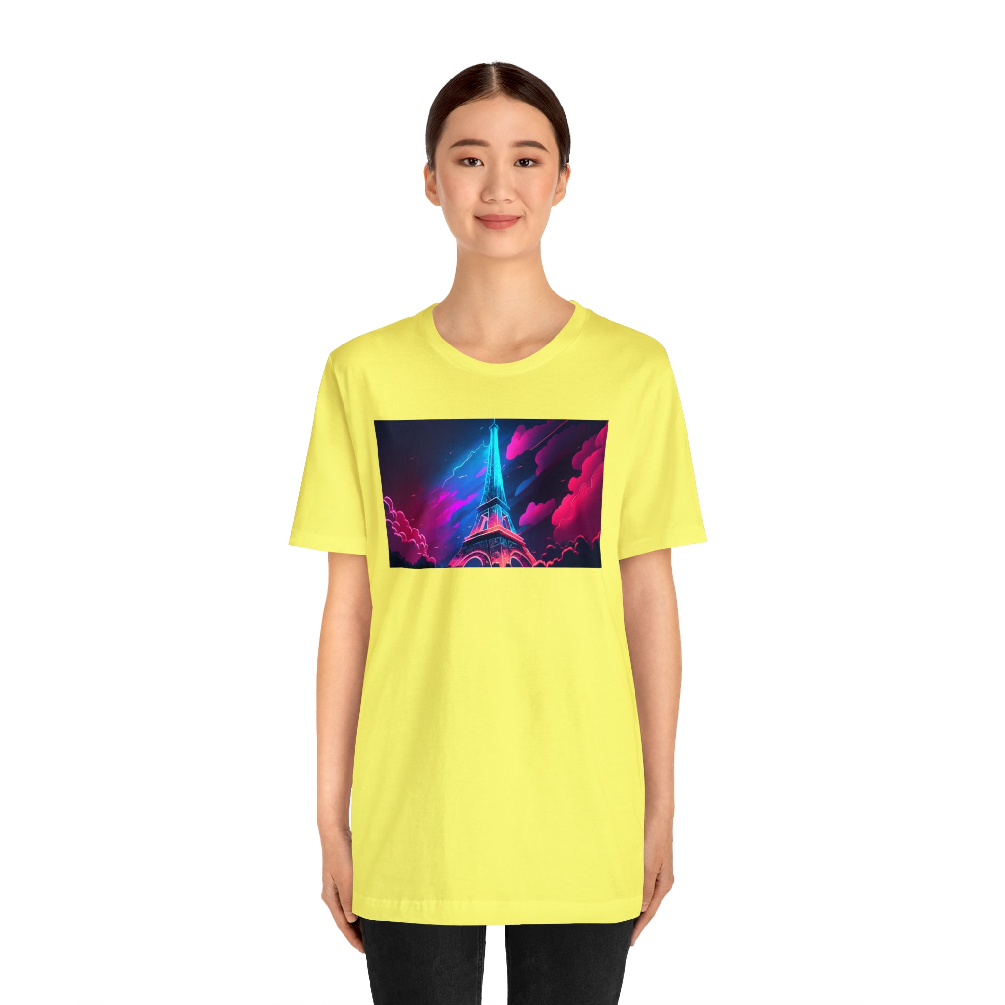 Unisex Jersey Short Sleeve Tee - Eiffel Tower, France