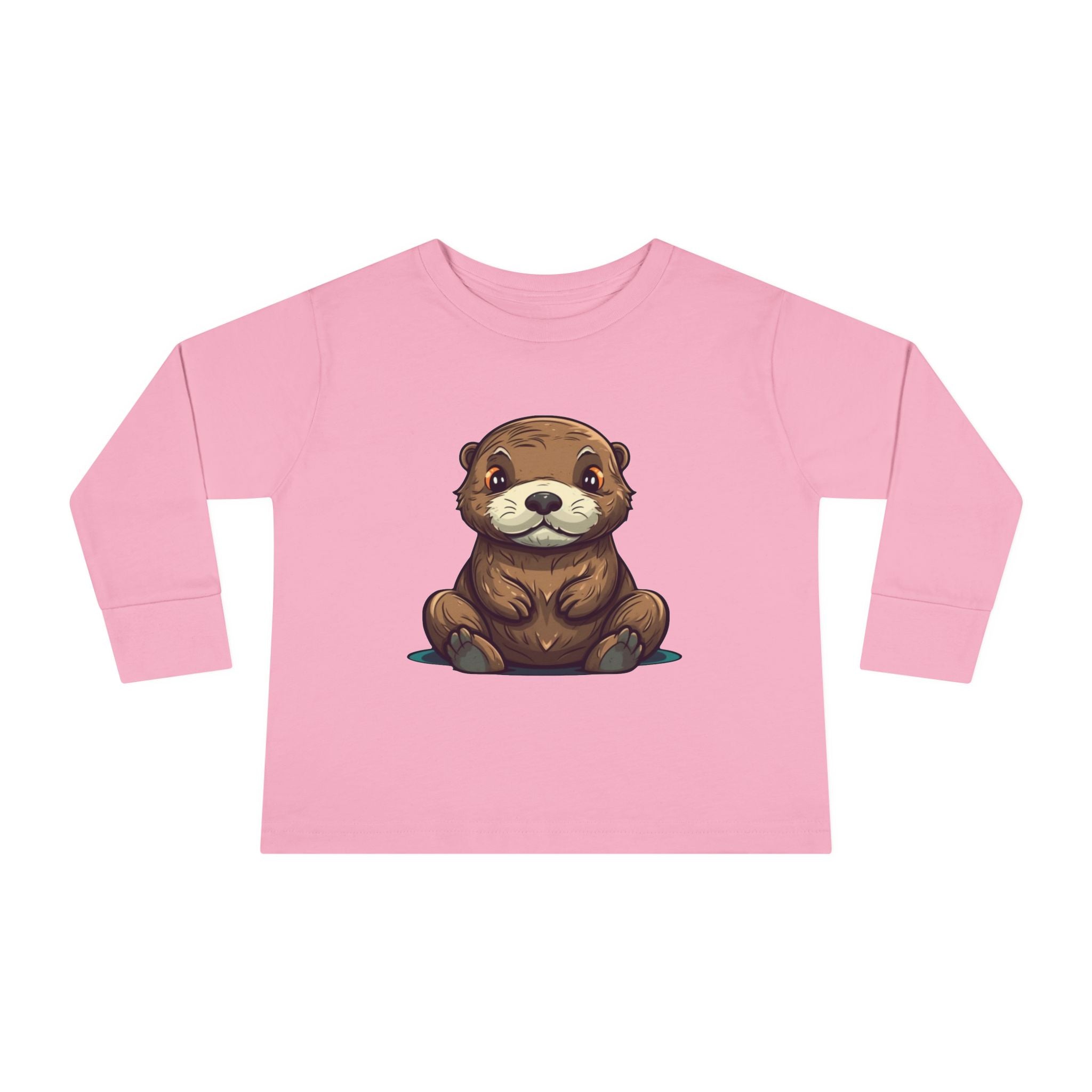 Toddler Long Sleeve Tee - Sea Otter Pup