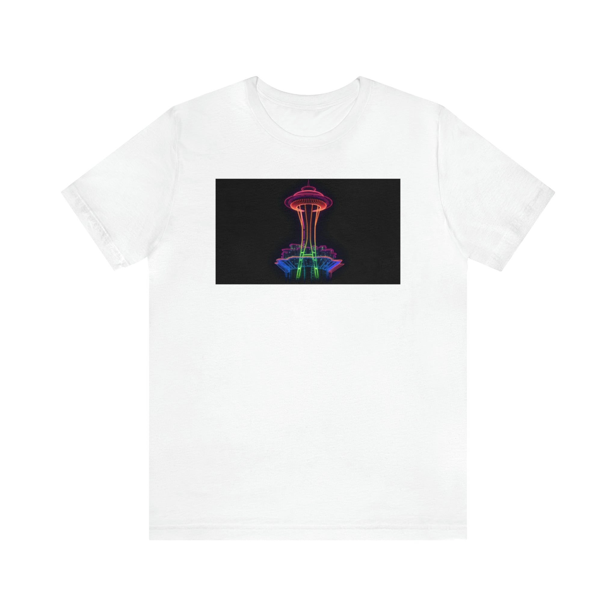 Unisex Jersey Short Sleeve Tee - Space Needle, Seattle, USA