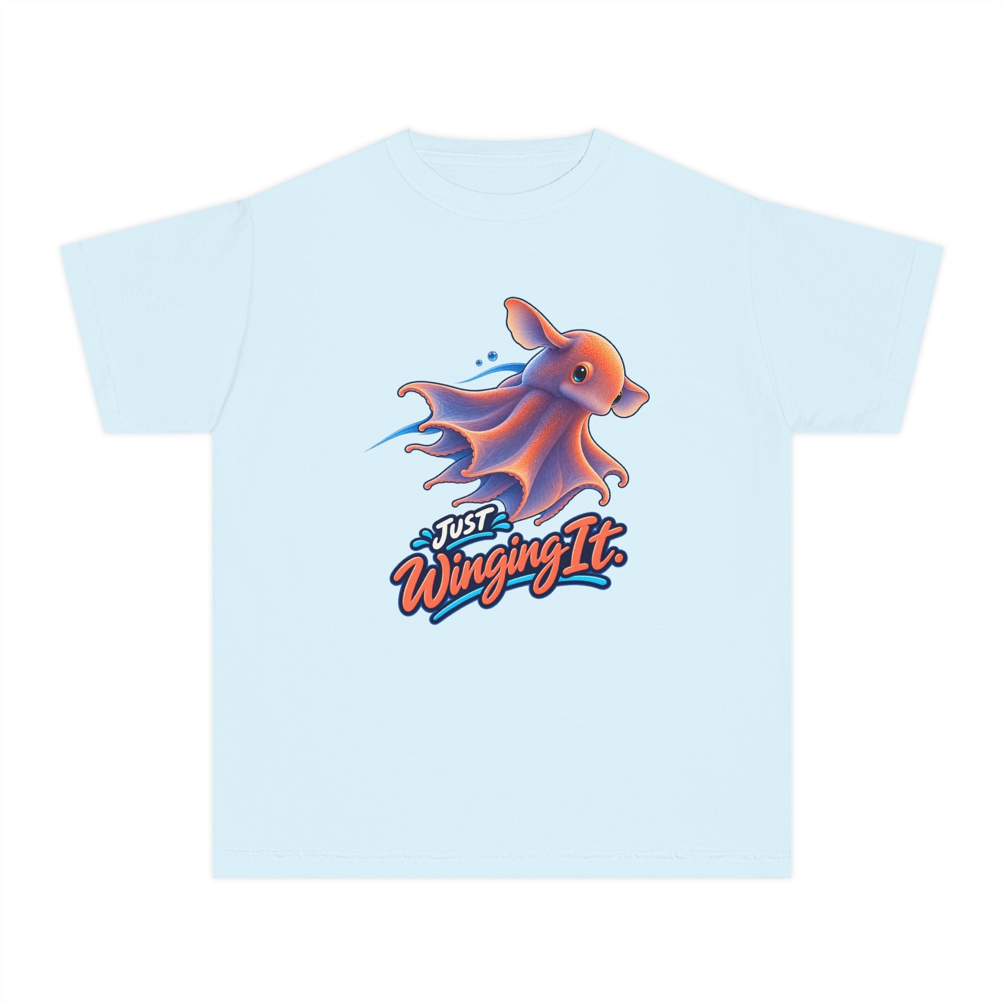 Youth Midweight Cotton Tee - Dumbo Octopus