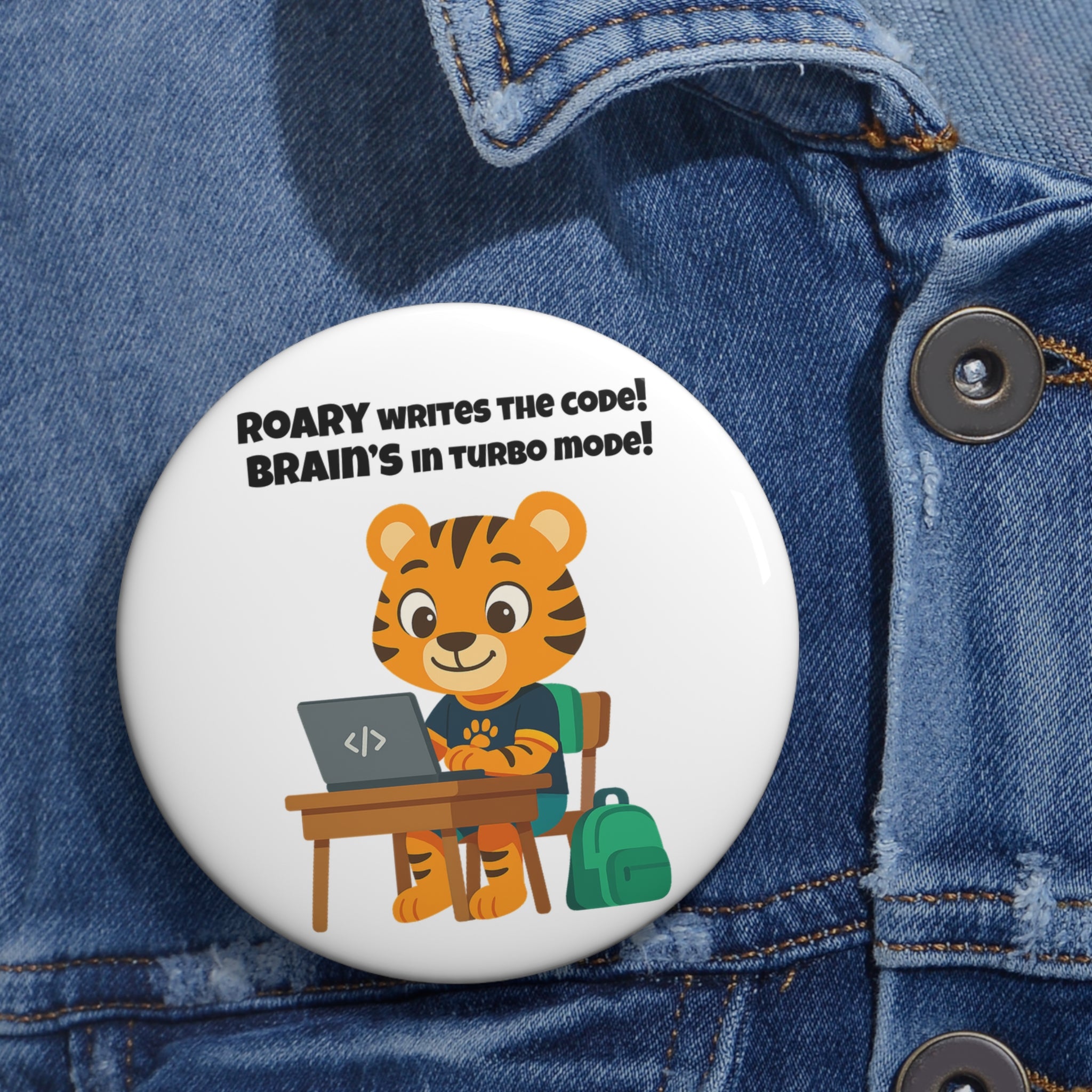 Roary Pin Buttons - Coding Time