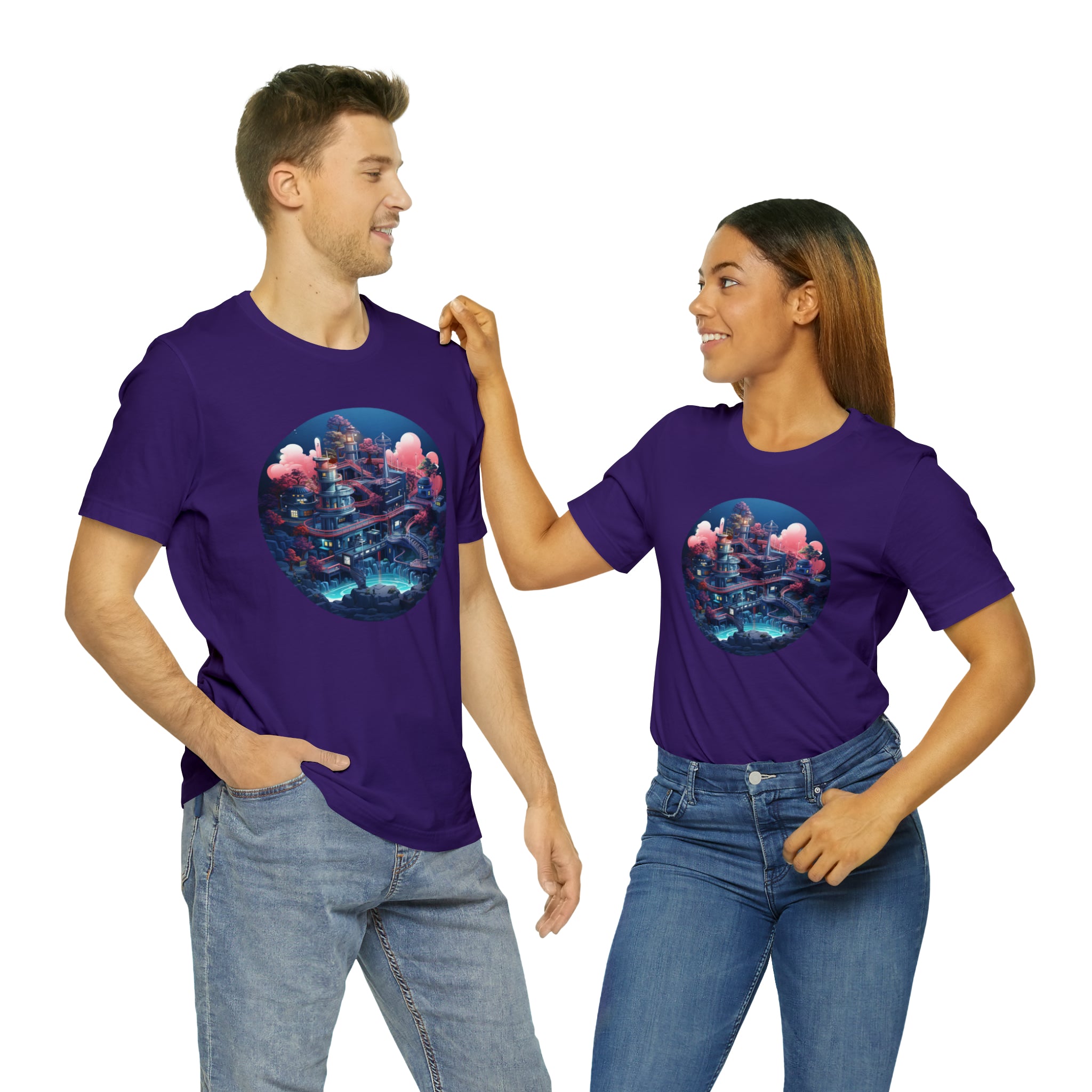Unisex Jersey Short Sleeve Tee - Isometric Designs 03