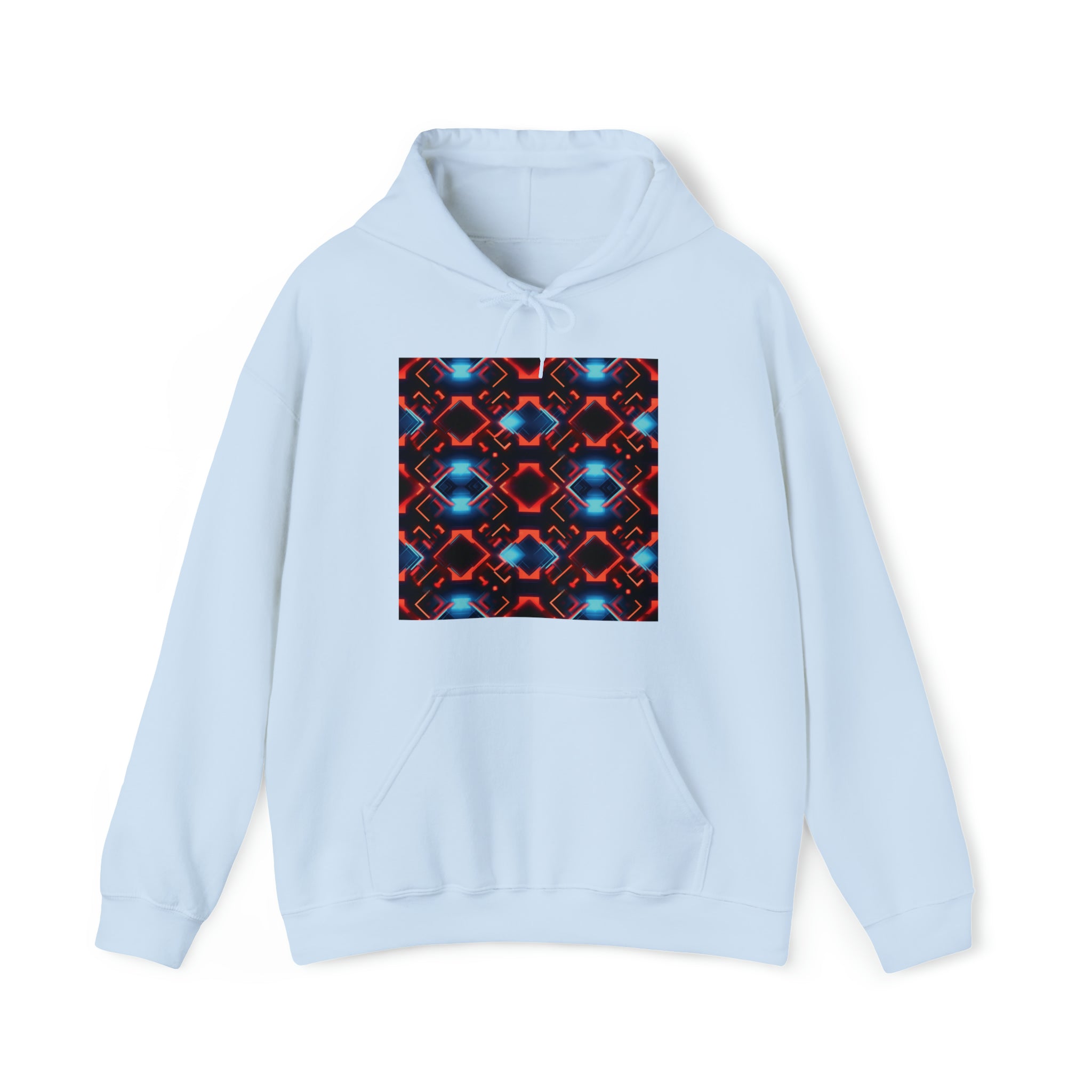 Unisex Heavy Blend™ Hooded Sweatshirt - Abstract Neon Designs 07