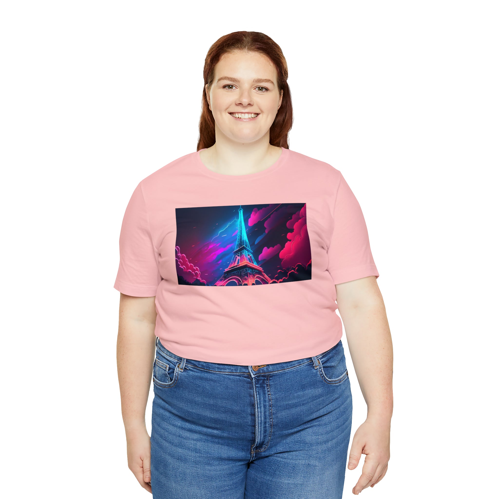 Unisex Jersey Short Sleeve Tee - Eiffel Tower, France
