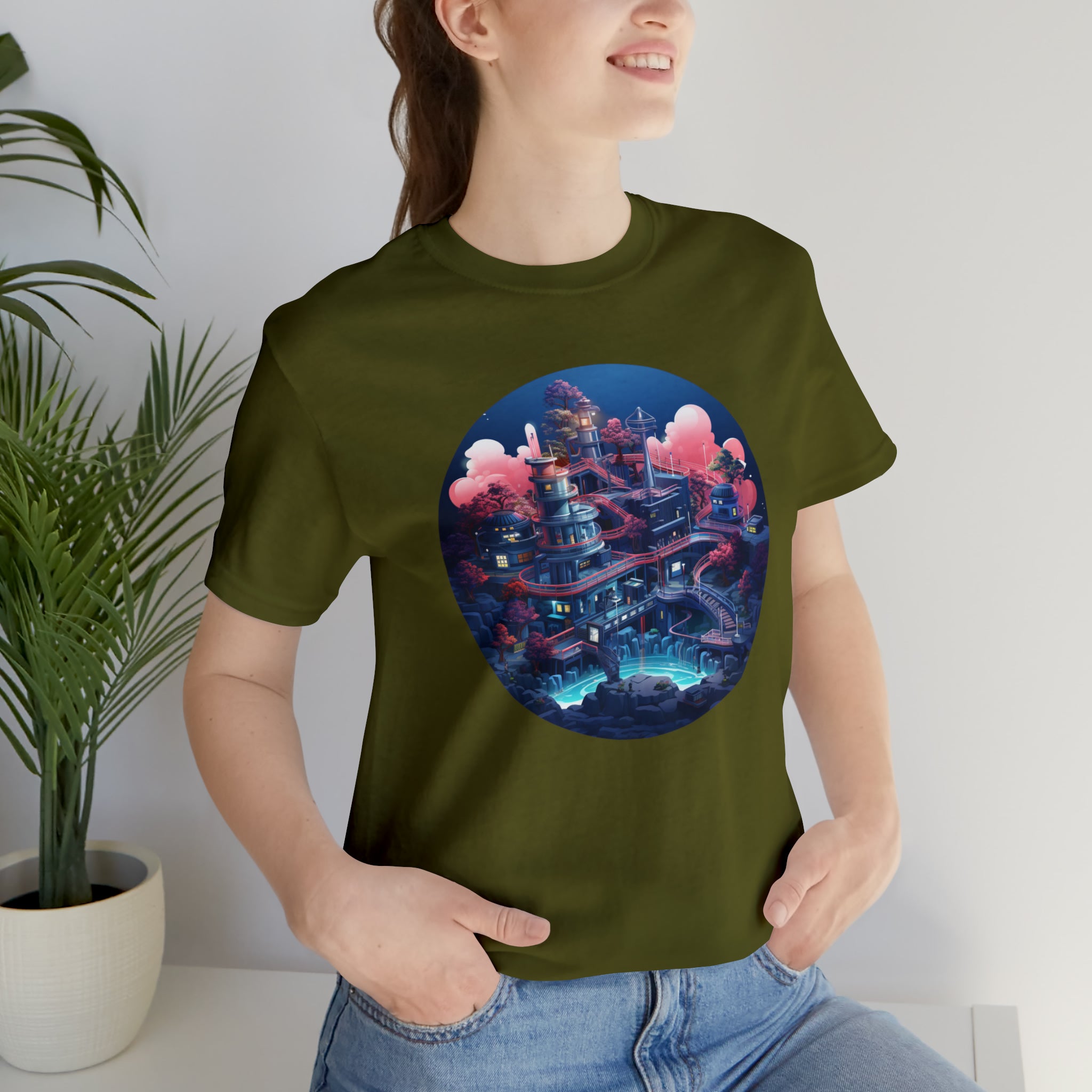 Unisex Jersey Short Sleeve Tee - Isometric Designs 03