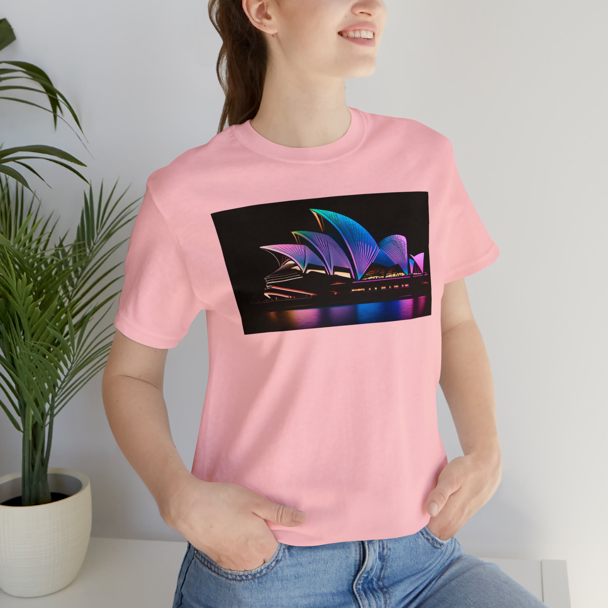 Unisex Jersey Short Sleeve Tee - Sydney Opera House, Australia